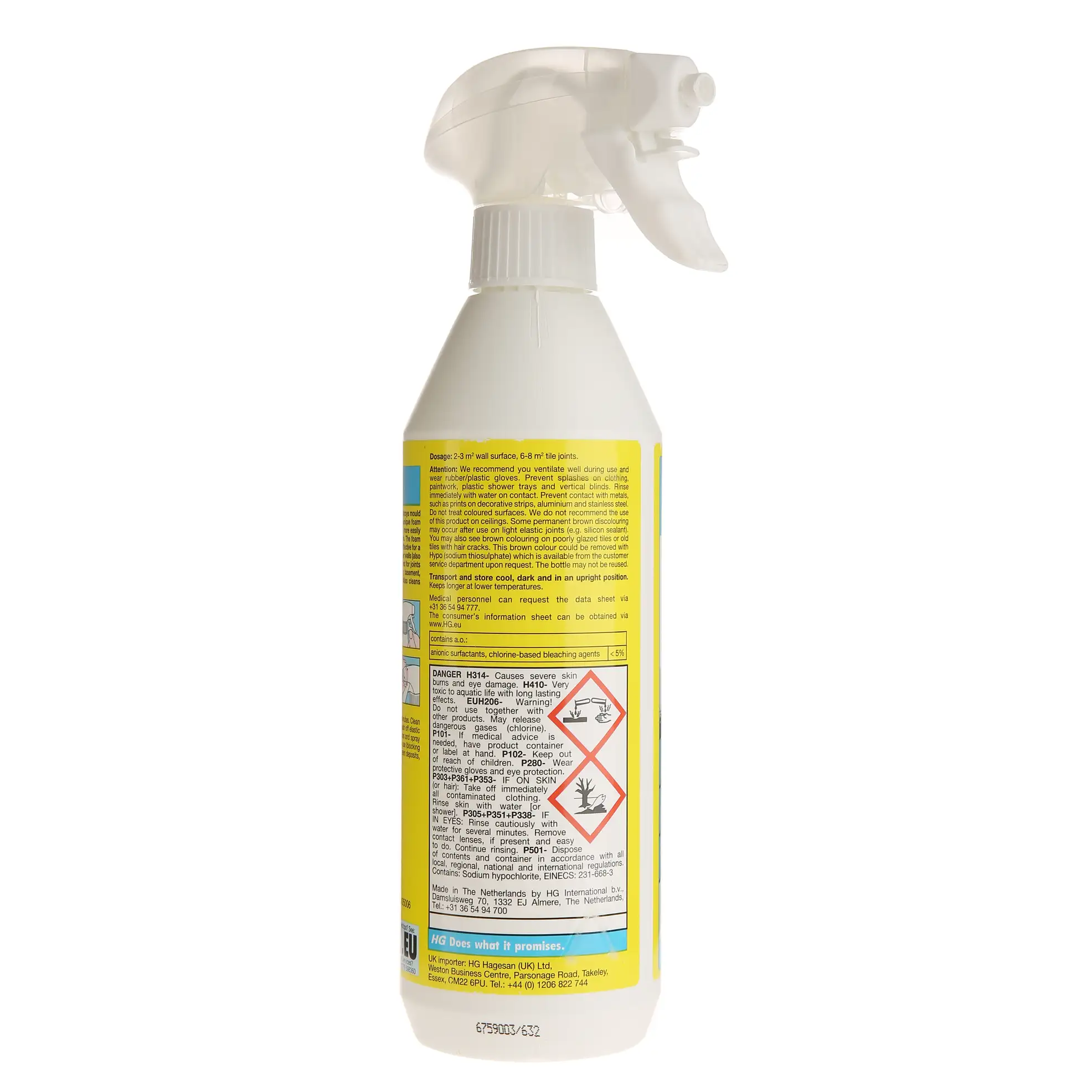 HG Mould Remover Foam Spray (500 ml)