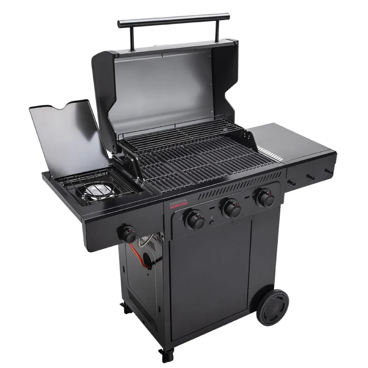 Char-Broil Essential 3+1 Side Burner Gas Grill, 468922425