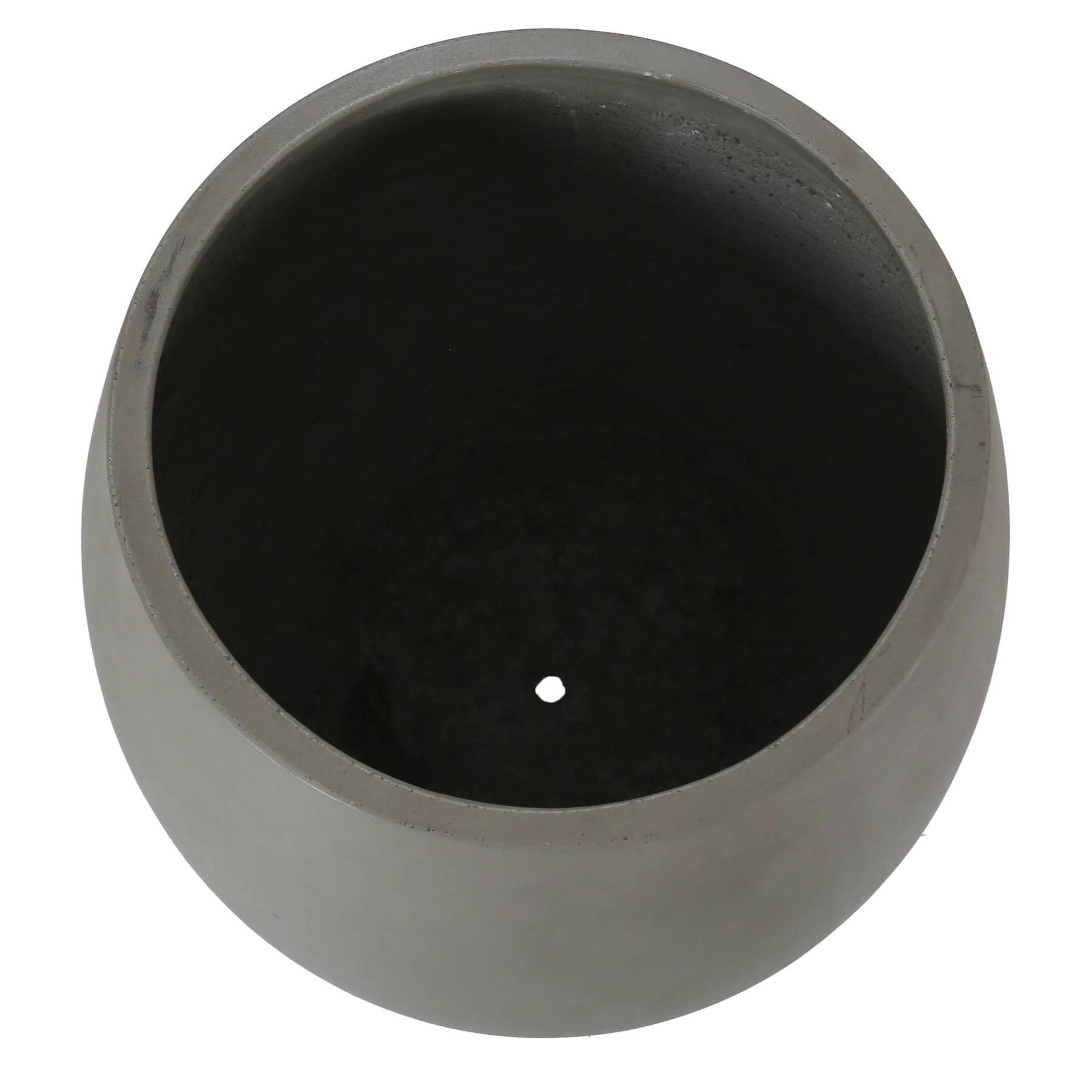 Vaio Fiber Concrete Plant Pot (42 x 42 x 60 cm, Dark Concrete)