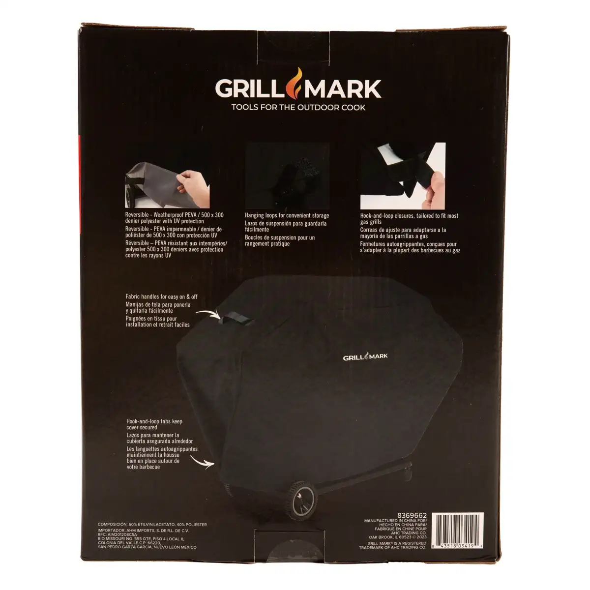Grillmark Premium Grill Cover (167.6 x 101.6 x 53.3 cm)