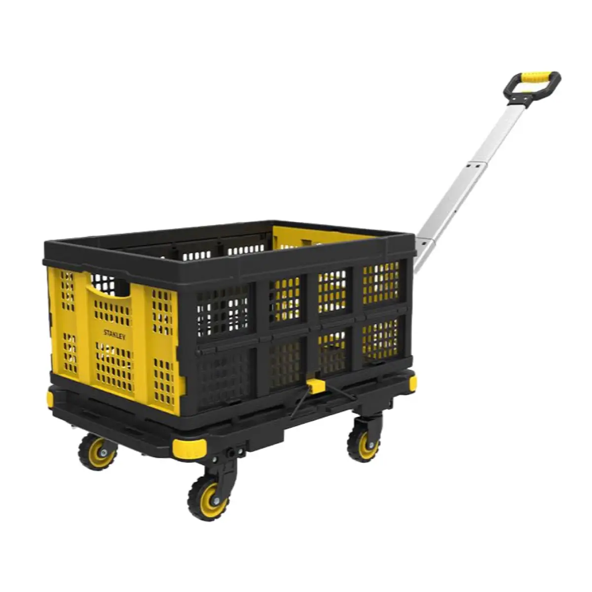 Stanley Foldable Platform Trolley W/Basket (137 Kg)