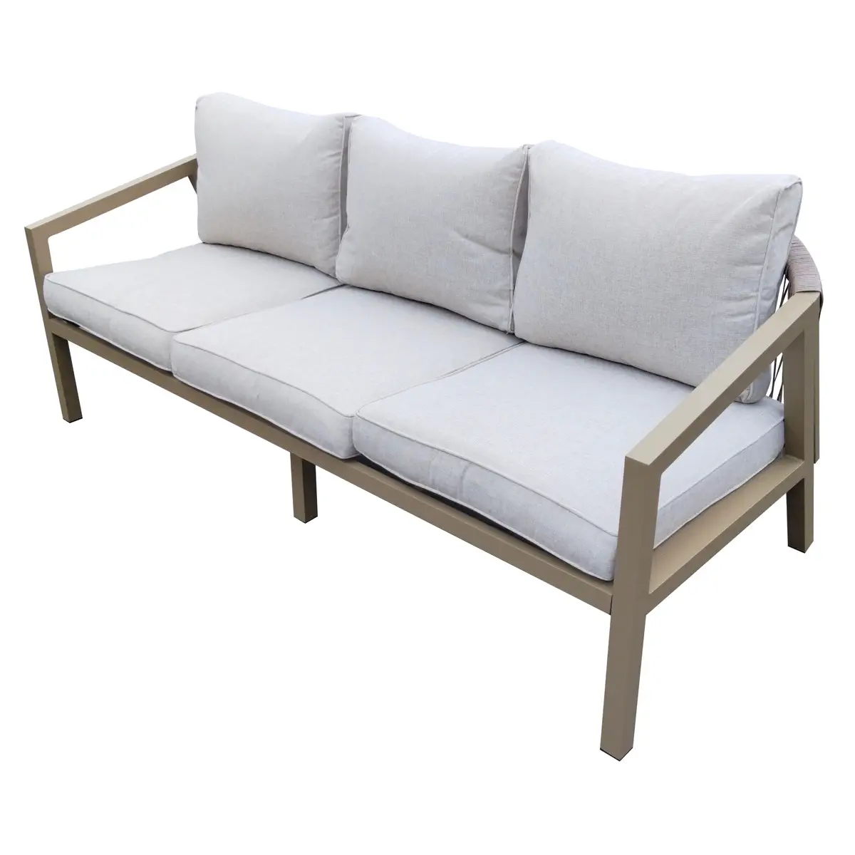 Sydney 5-Seater Aluminum Wicker Outdoor Sofa Set (188 x 83 x 70 cm)
