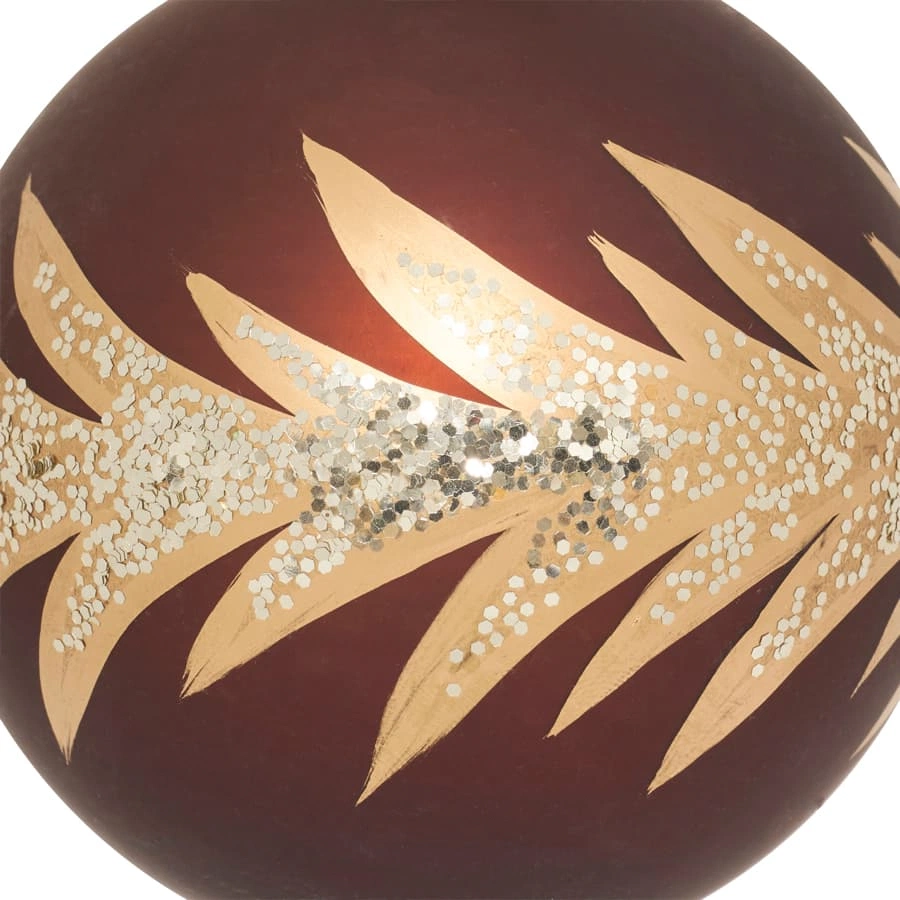 Christmas Ball Glass (Brown)