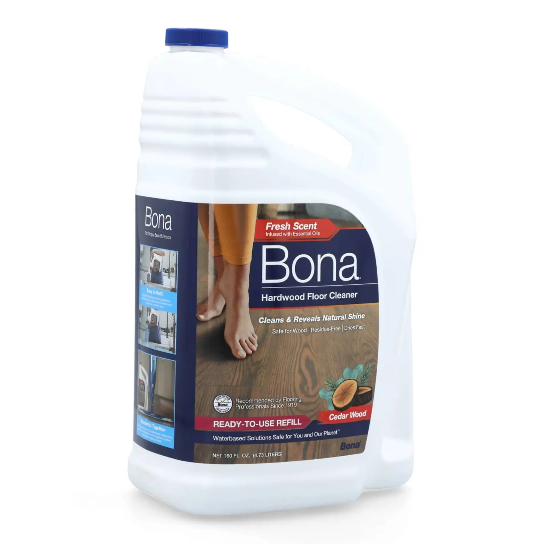 Bona Scented Floor Cleaner Refill Liquid (4.73 L, Cedarwood)