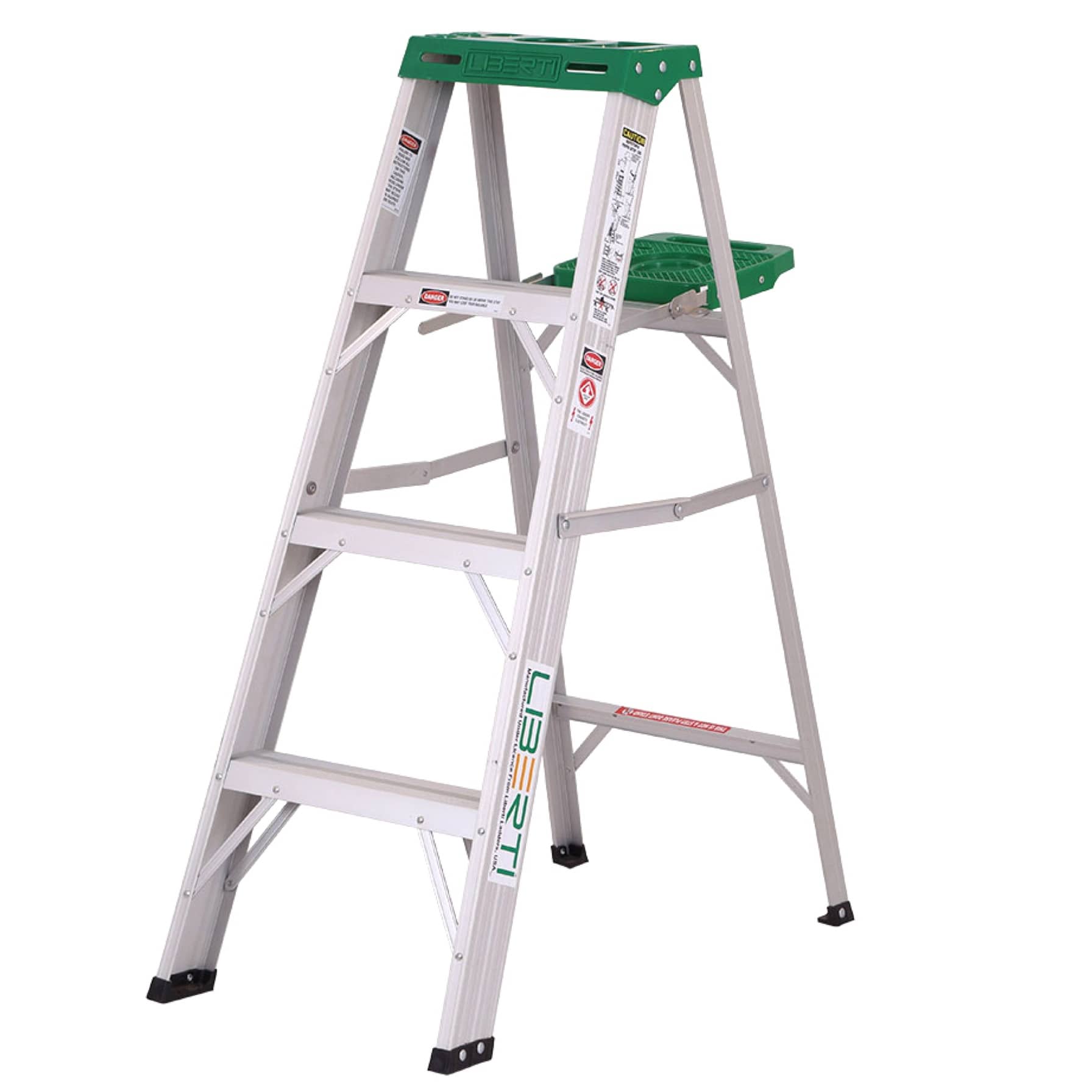 Liberti 3-Tier Step Ladder W/ Top & Pail Tray (50 x 120 cm)