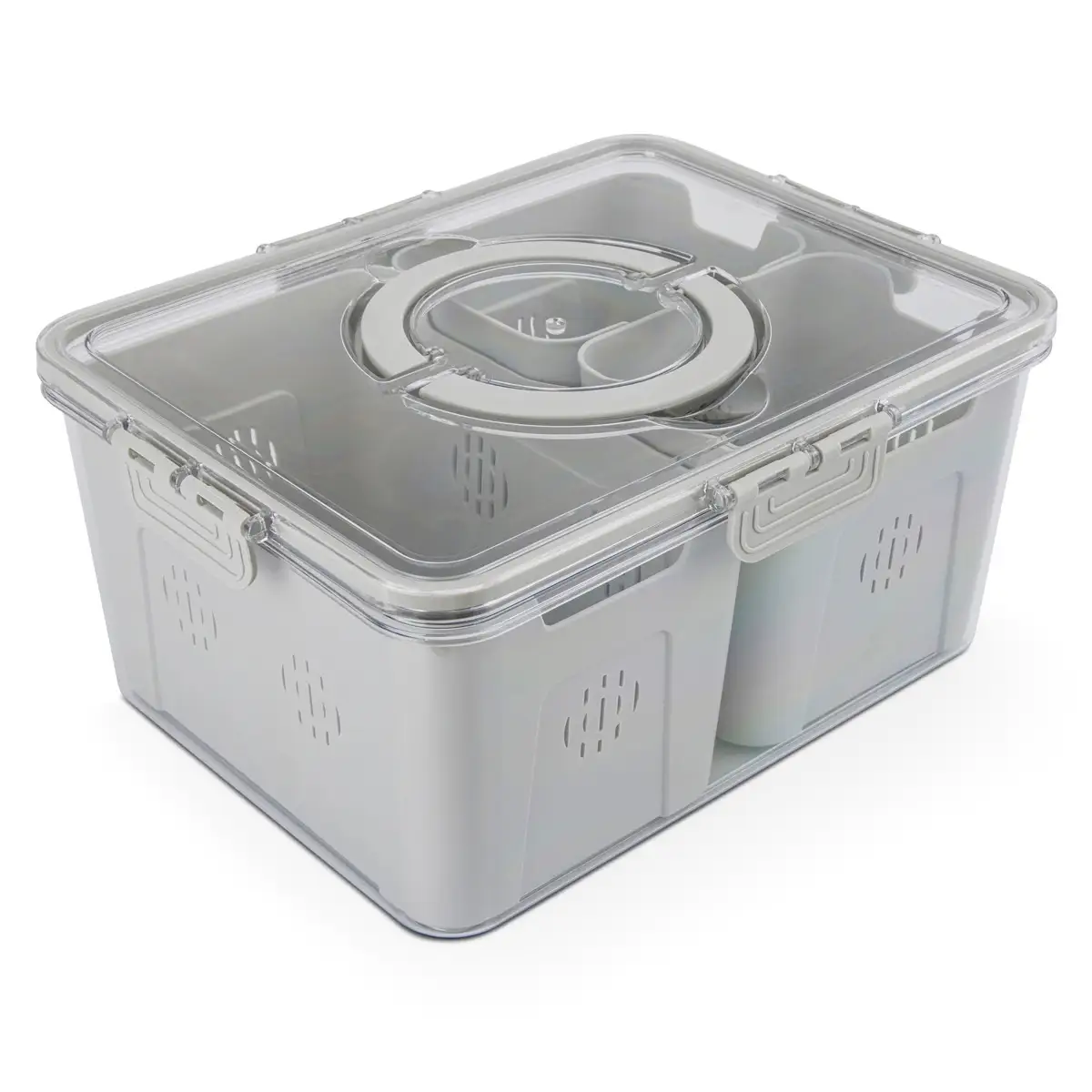 Core Kitchen 4-Compartments Draining Container (Moonstone)