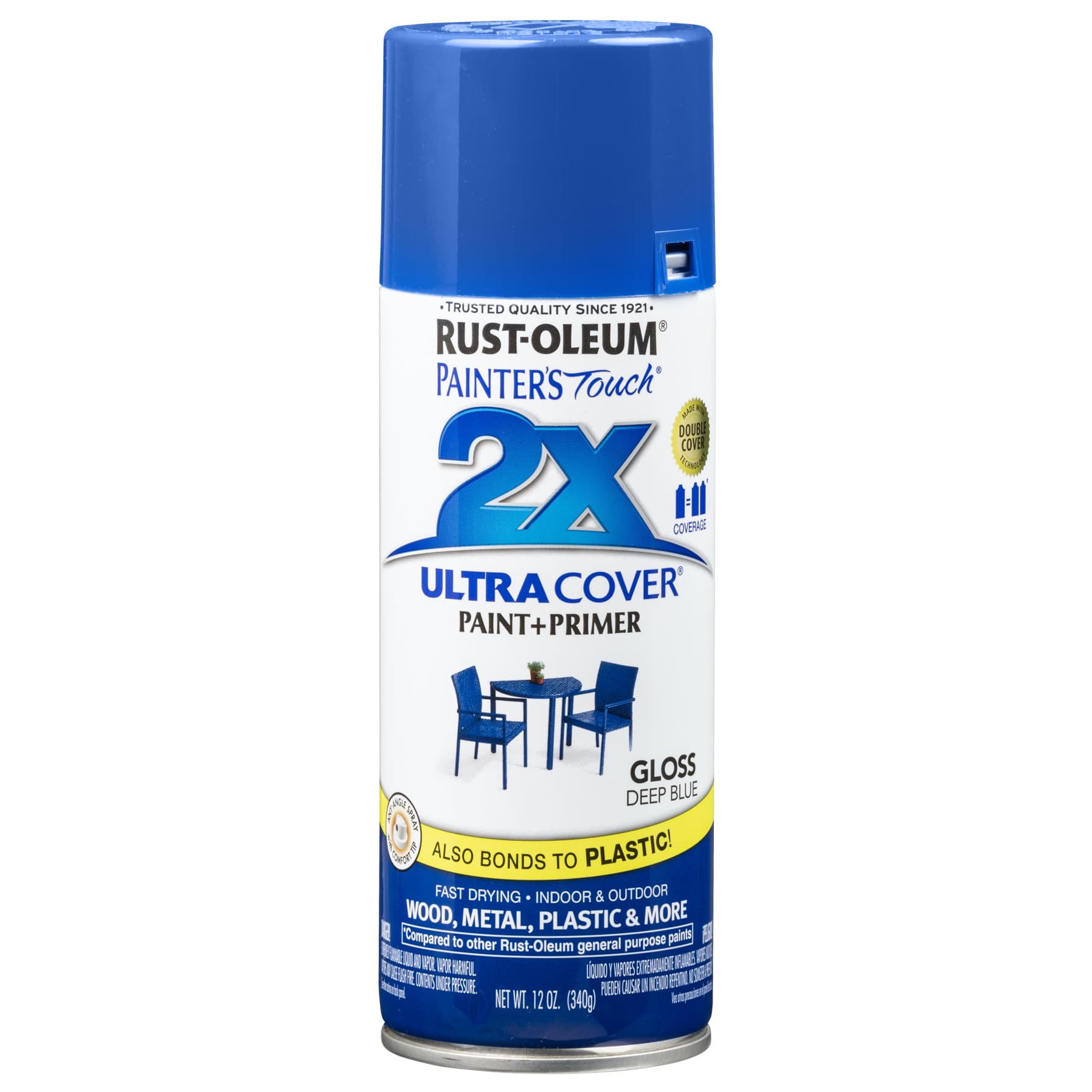 Rust-Oleum Painter's Touch 2X Ultra Cover Spray Paint (340 g, Deep Blue)