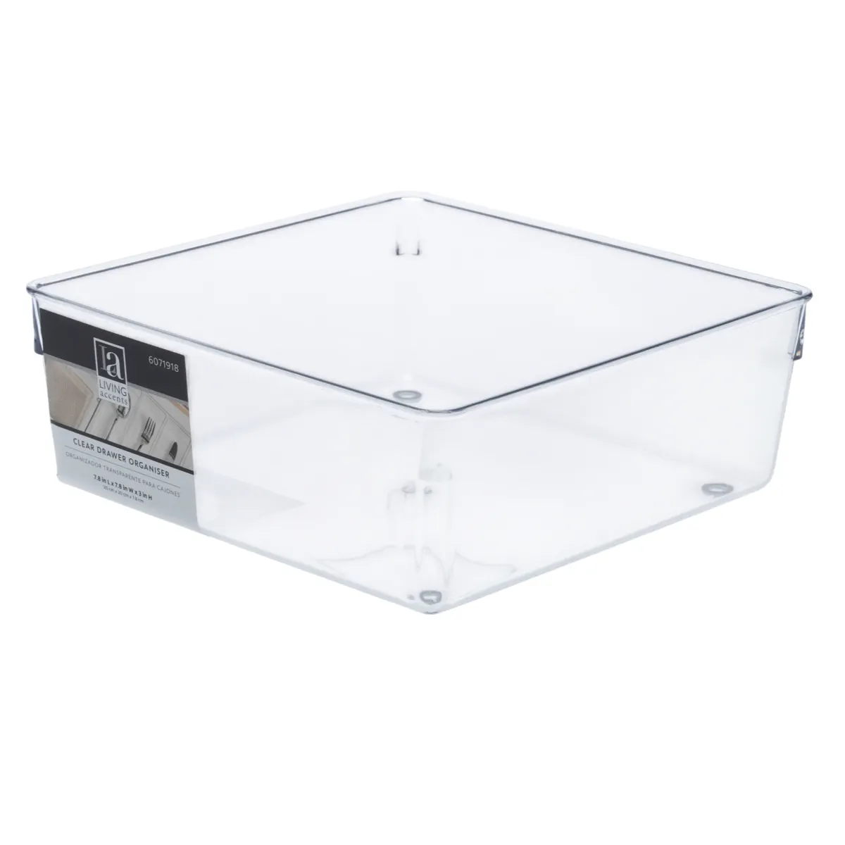 Living Accents Drawer Organiser (Small, 20 x 20 x 7.8 cm)