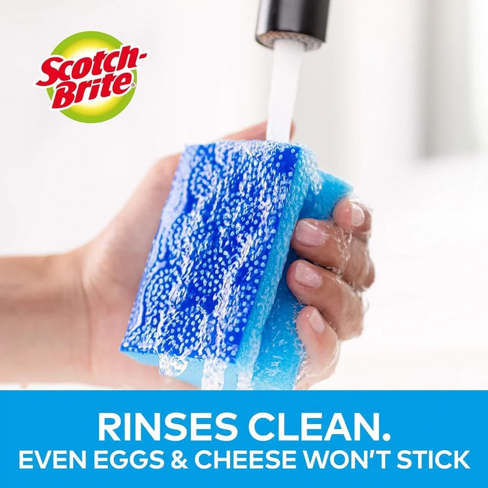 3M Scotch-Brite Fresh Non Scratch Nail Saver Sponge (2 pcs)
