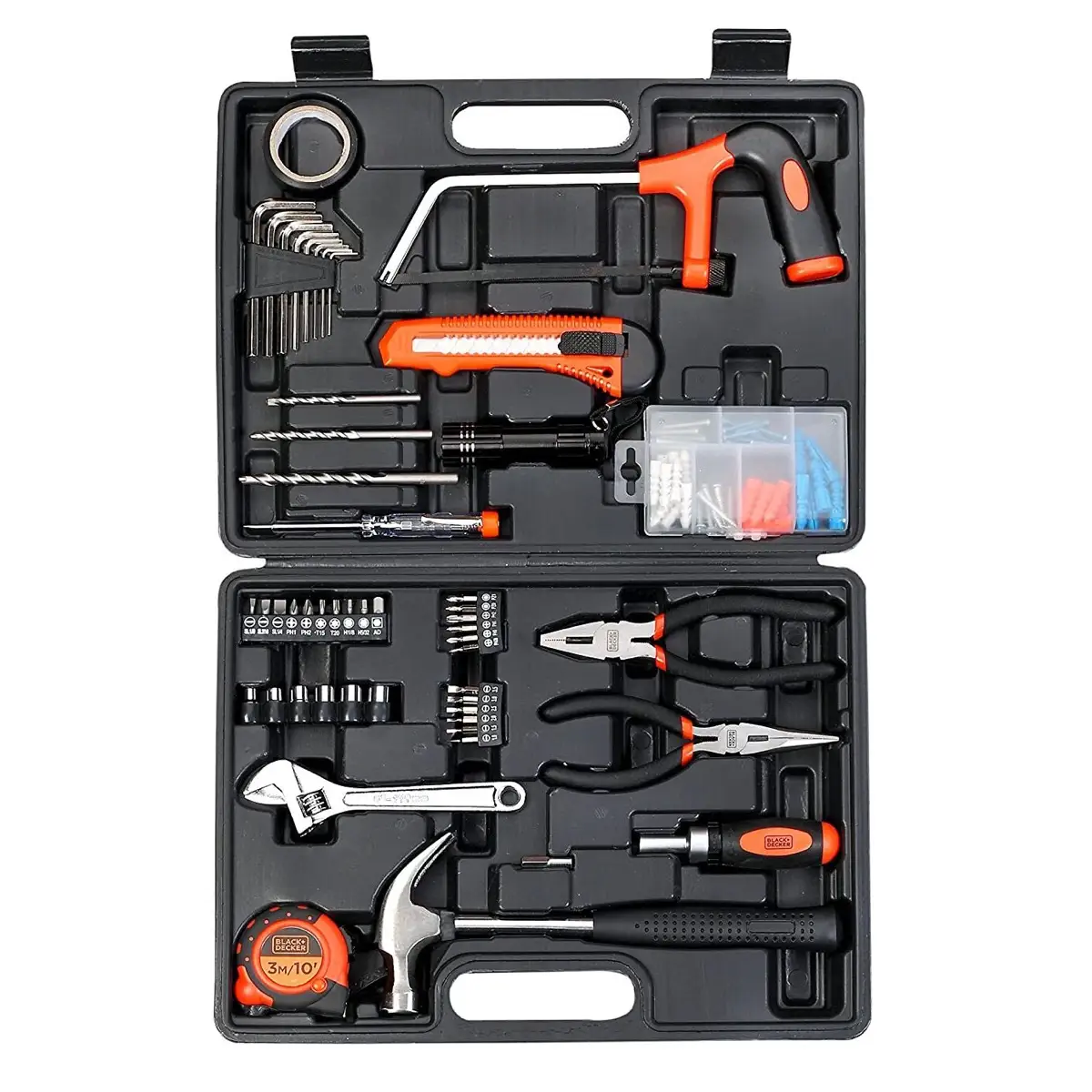 Black+Decker Cordless Compact 2-Gear Hammer Drill Kit (18 V)