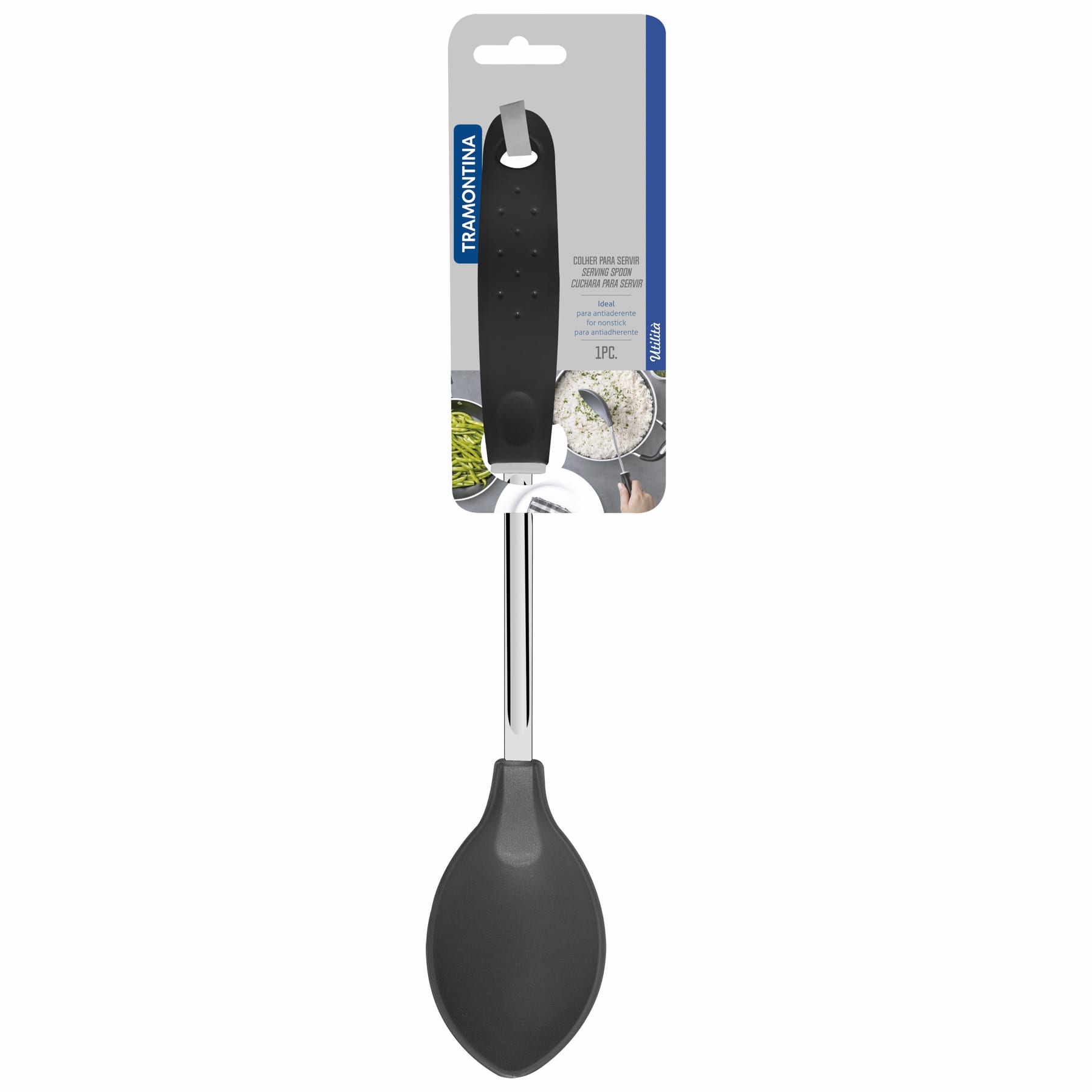 Tramontina Utilità Nylon Basting Spoon (33 x 6.3 cm)
