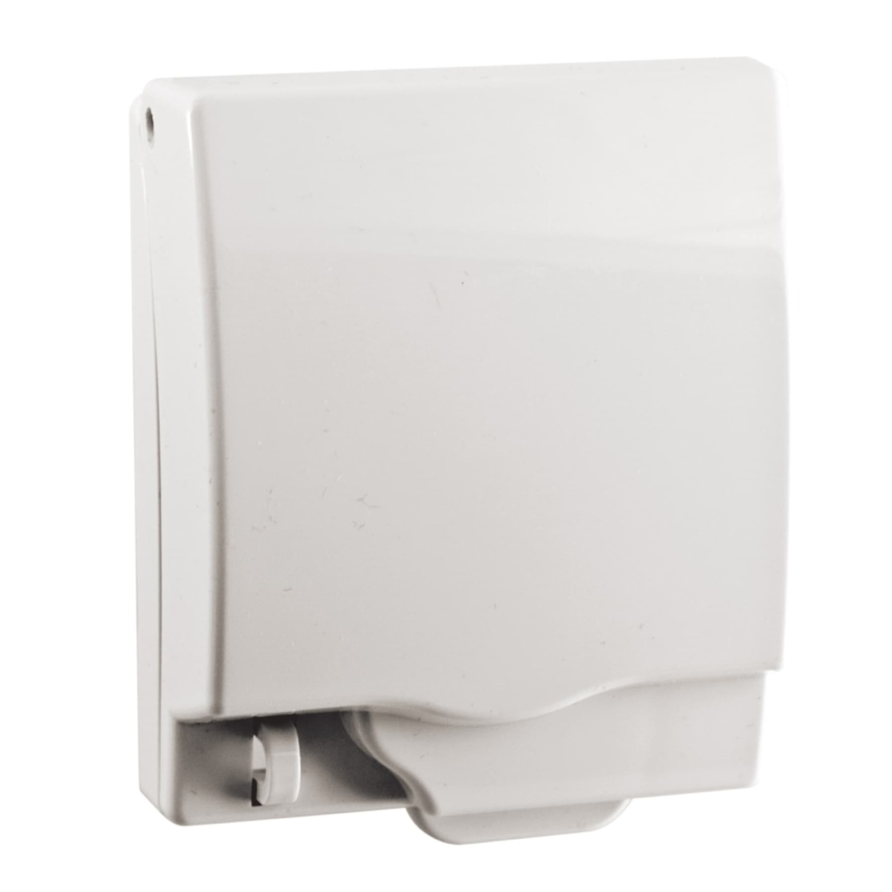 Schneider Electric White Full Time Weatherproof 1 Gang Socket Cover (13 x 12 x 5 cm)