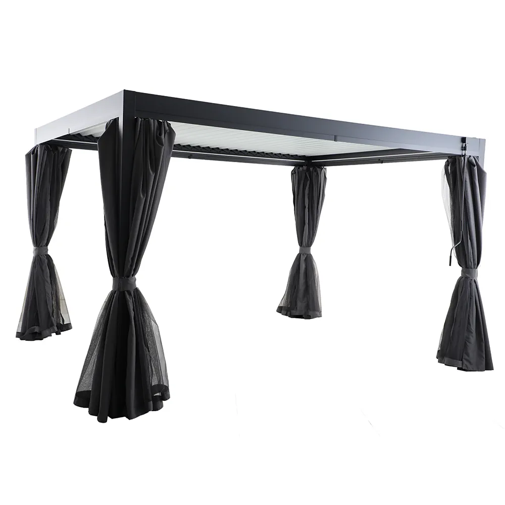 Aurea Manual Gazebo W/Led Light (389 x 296.2 x 238.5 cm)