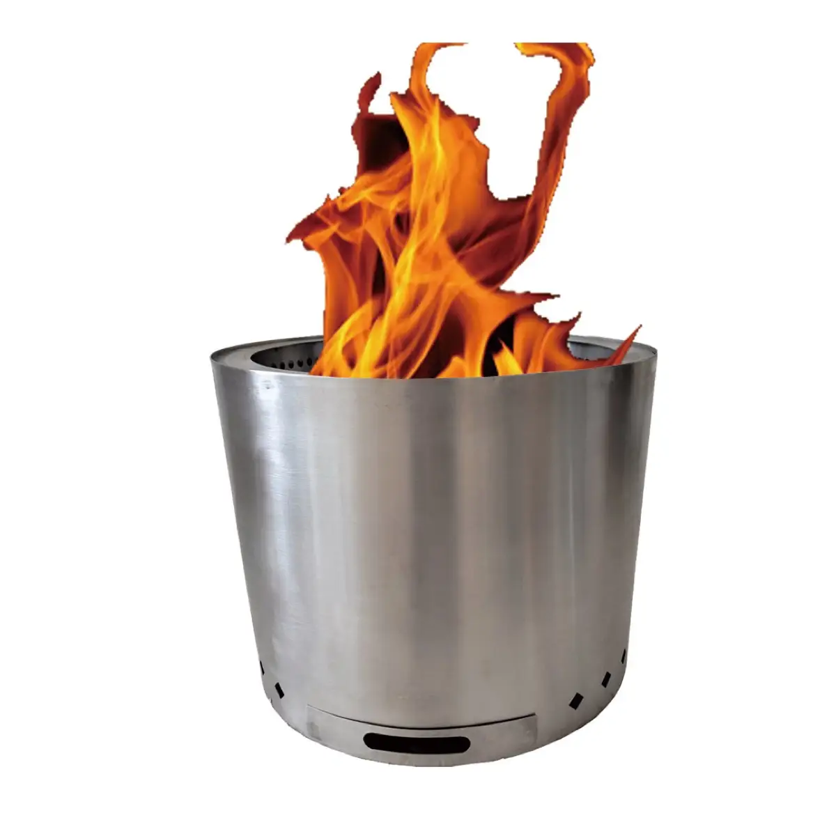 Stainless Steel Round Fire Pit (49 x 40 cm)
