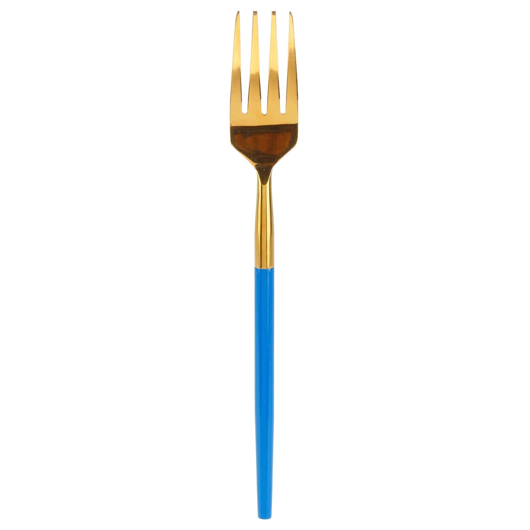 Turquoise Stainless Steel Cutlery Set (16 Pc.)