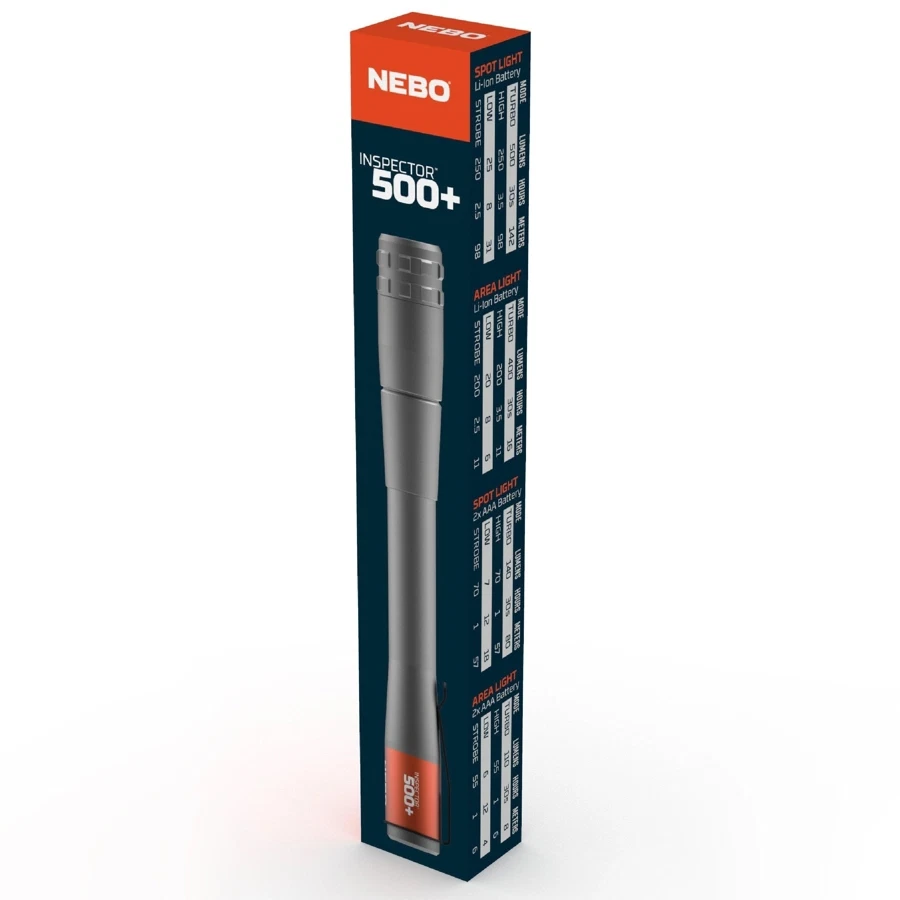 Nebo Inspector 500+ Flex Flashlight