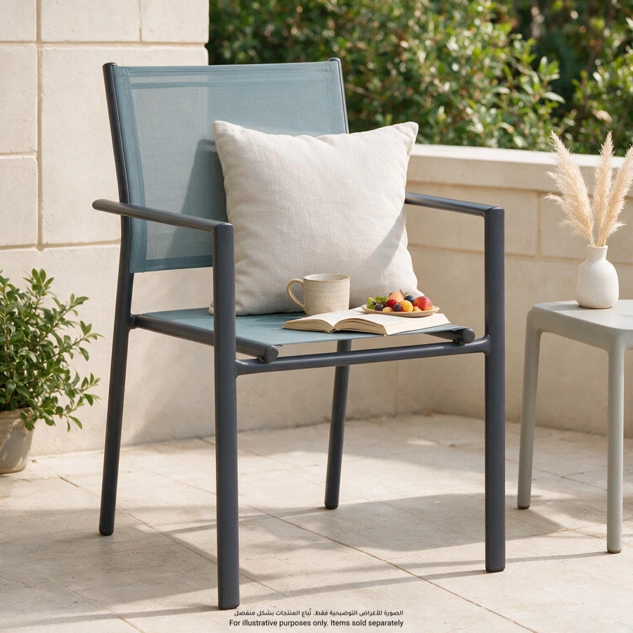 Vantor Aluminum Chair (Jade Graphite, 54 x 56 x 86 cm)