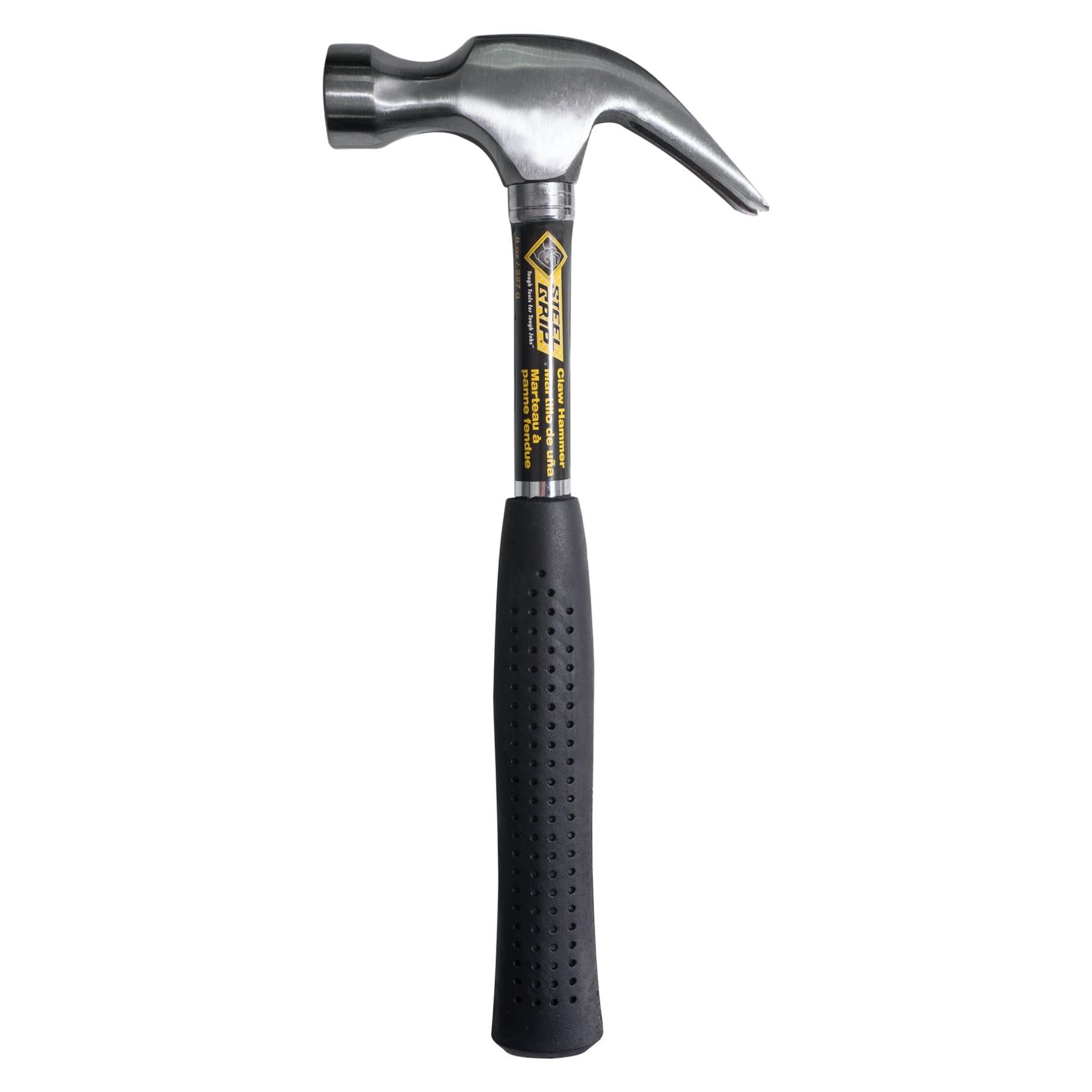 Steel Grip Claw Hammer W/Tubular Steel Handle (226 g)
