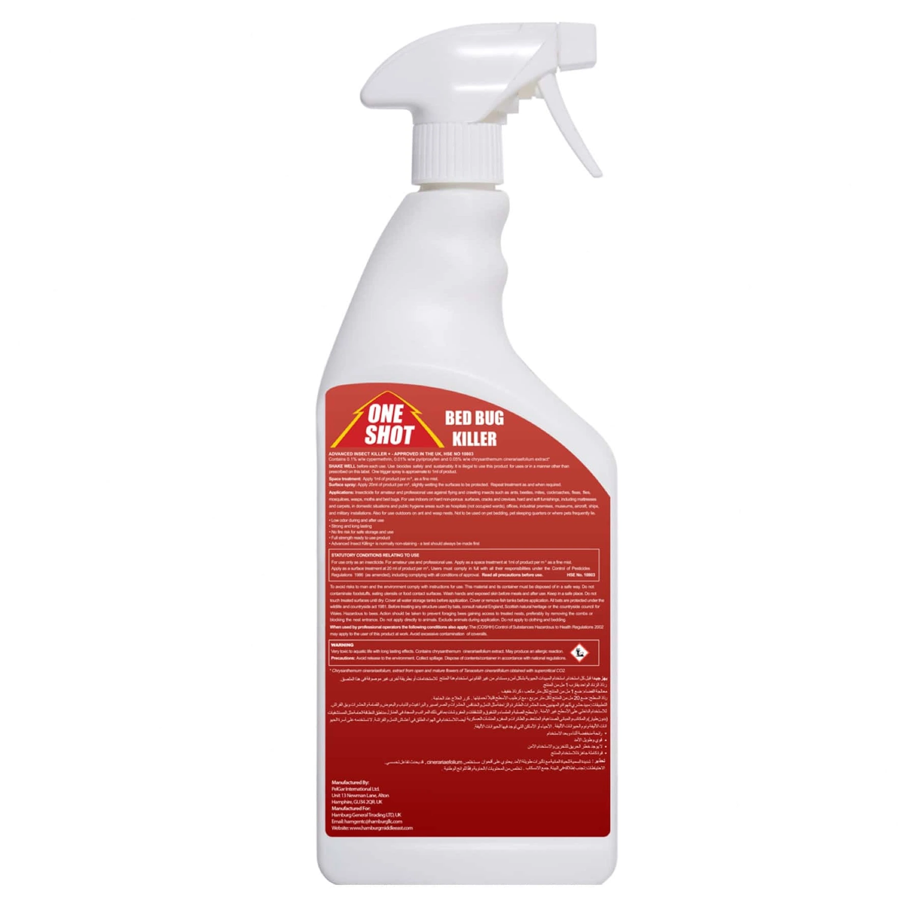 One Shot Bed Bug Killer (1 L)