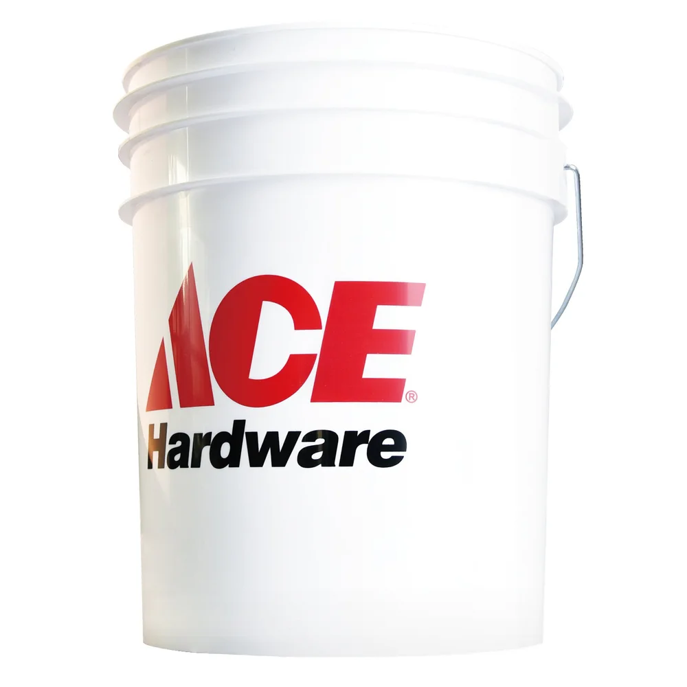 Ace 20-Liter Plastic Bucket Lid (White)