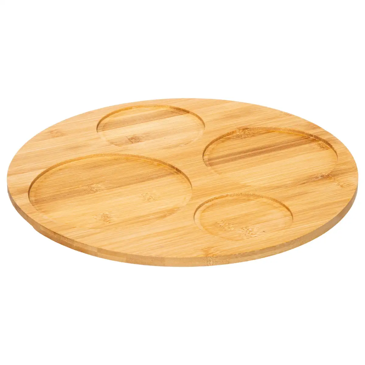 SG Appetizer Bamboo Snack Set (Brown & Black, 5 Pc.)