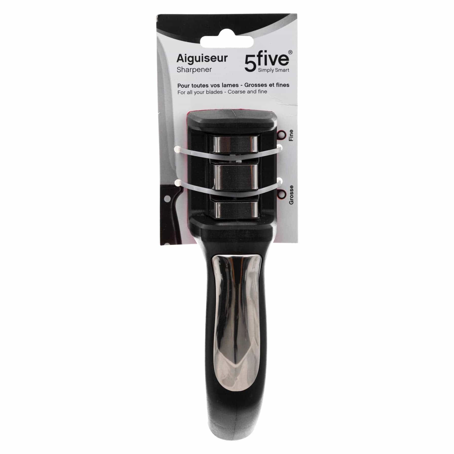 5Five 2-Function Knife Sharpener (6.2 x 6 x 19 cm)