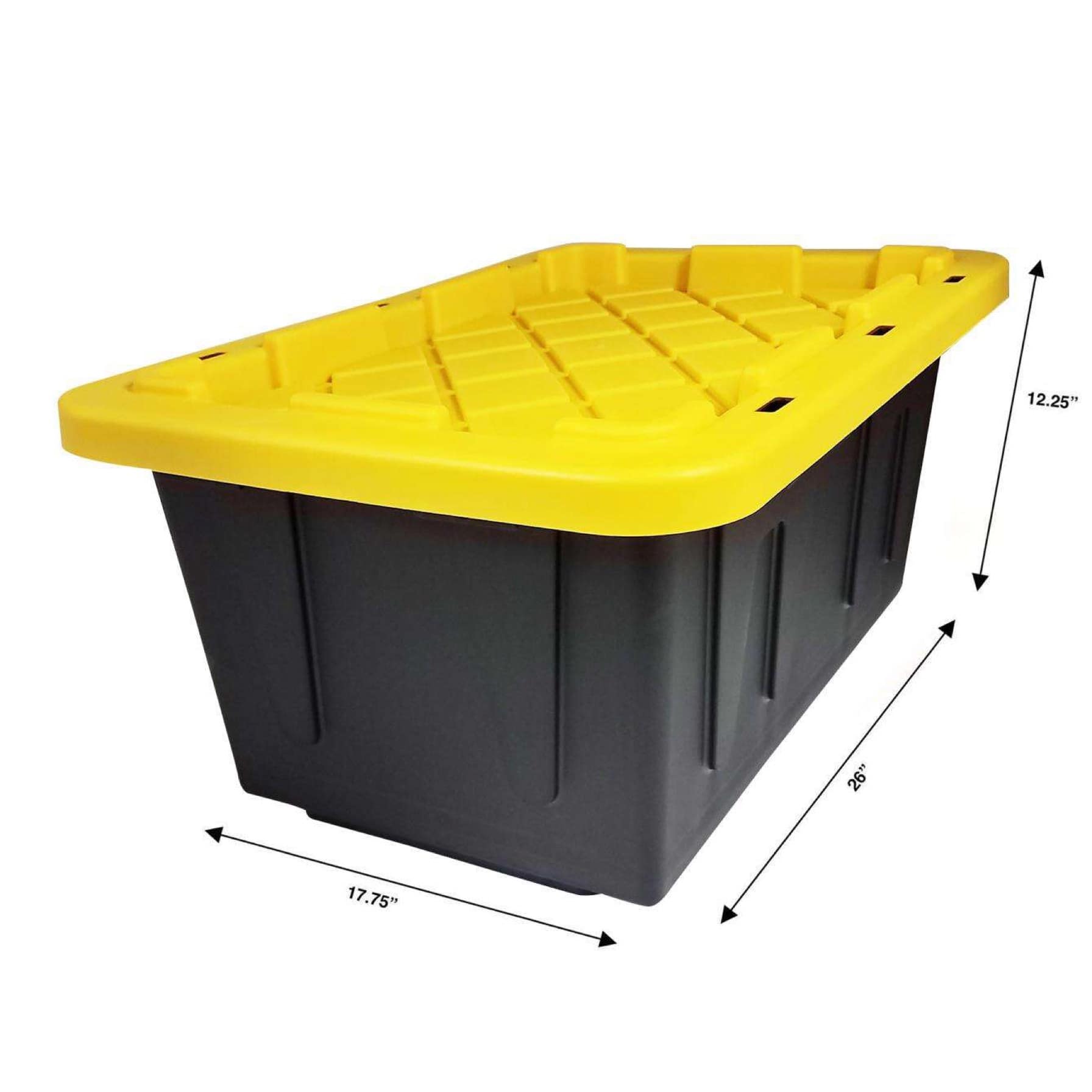 Homz Durabilt Stackable Storage Tote (56.8 L)