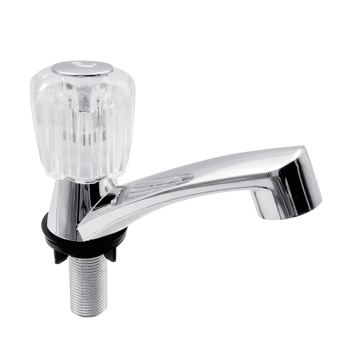 Home Plus Single Handle Cold Lavatory Deck Mount Faucet Chrome