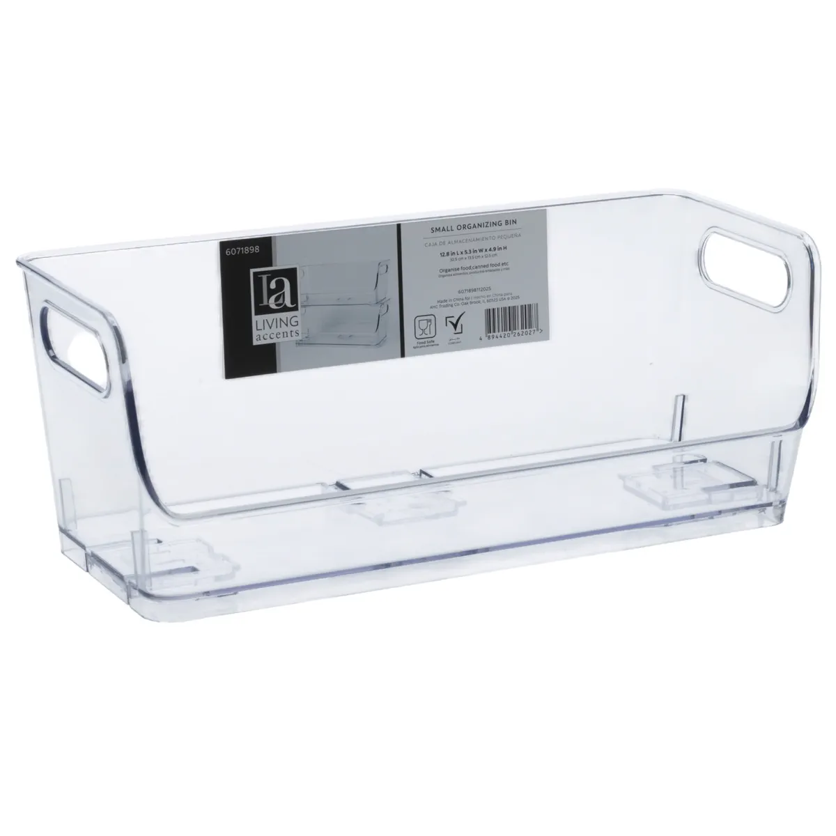 Living Accents Storage Bin (Small, 32.5 x 13.5 x 12.5 cm)