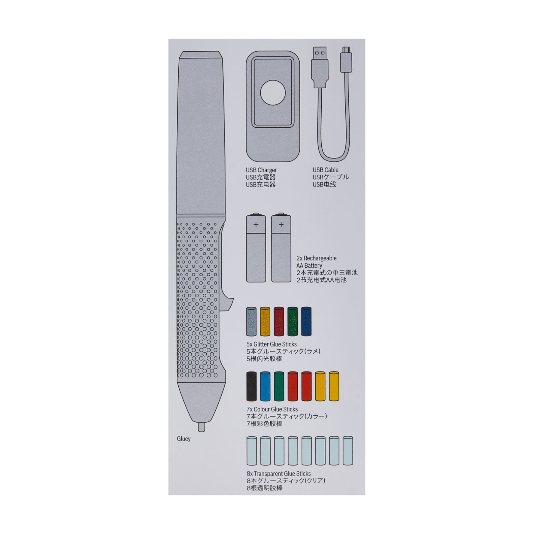 Bosch Cordless Hot Glue Pen (Pink)