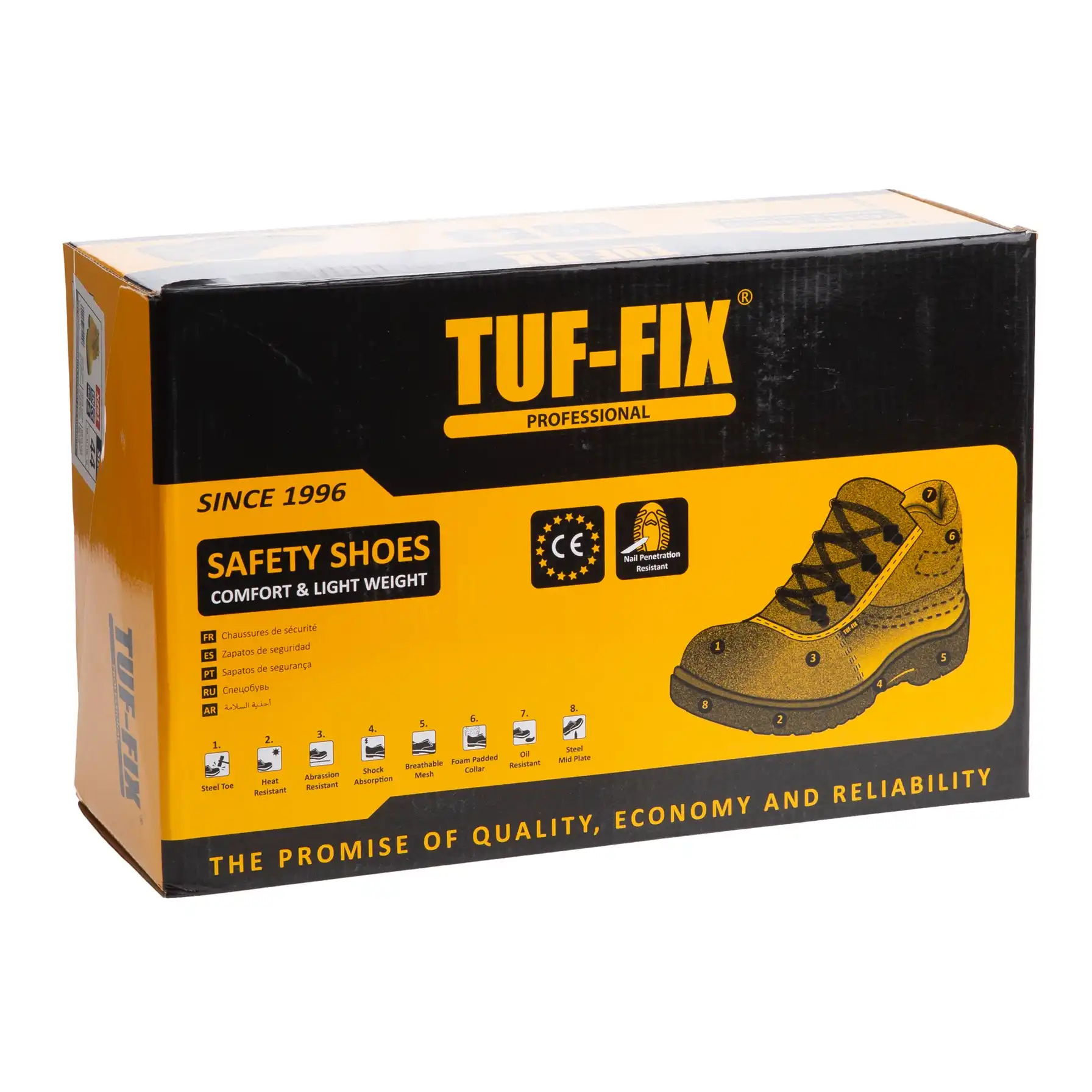 Tuffix Summit Series Hi-Ankle Steel Toe Safety Shoes (Size 39)