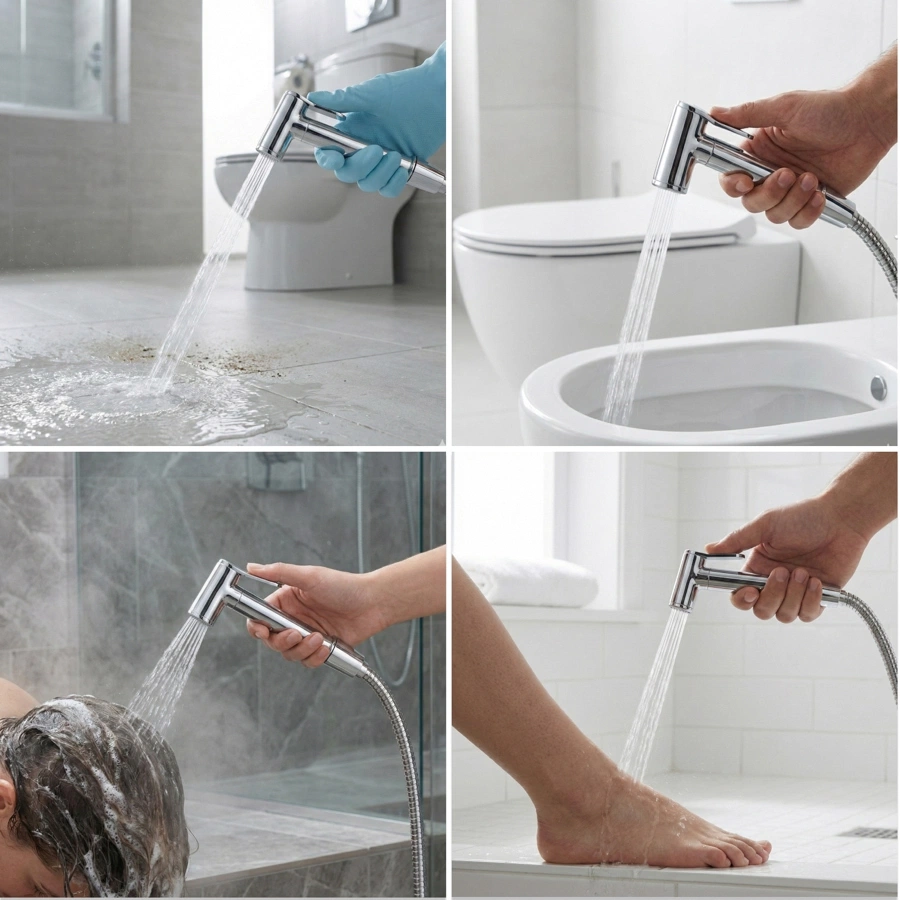 Bold Hunter Shattaf Bidet Spray (Silver)