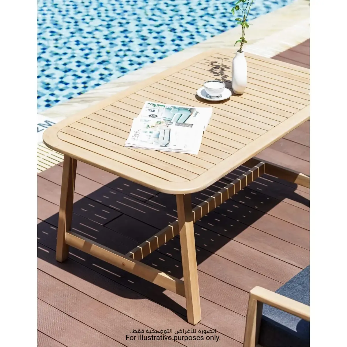 Maia 5-Seater Acacia Wood Dining Set