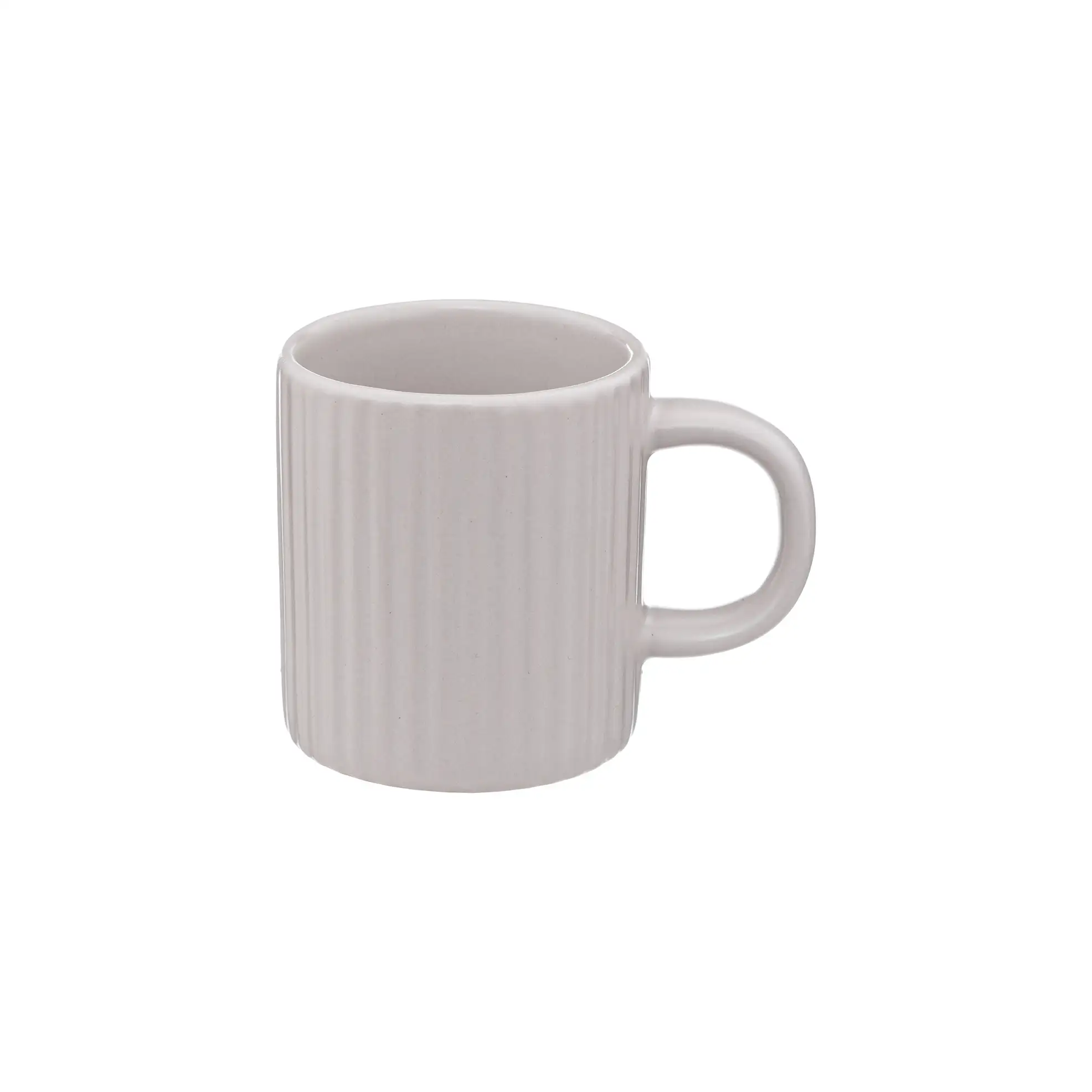 Shop SG Ribbed Earthenware Cup (100 ml, White) Online in Qatar | ACE