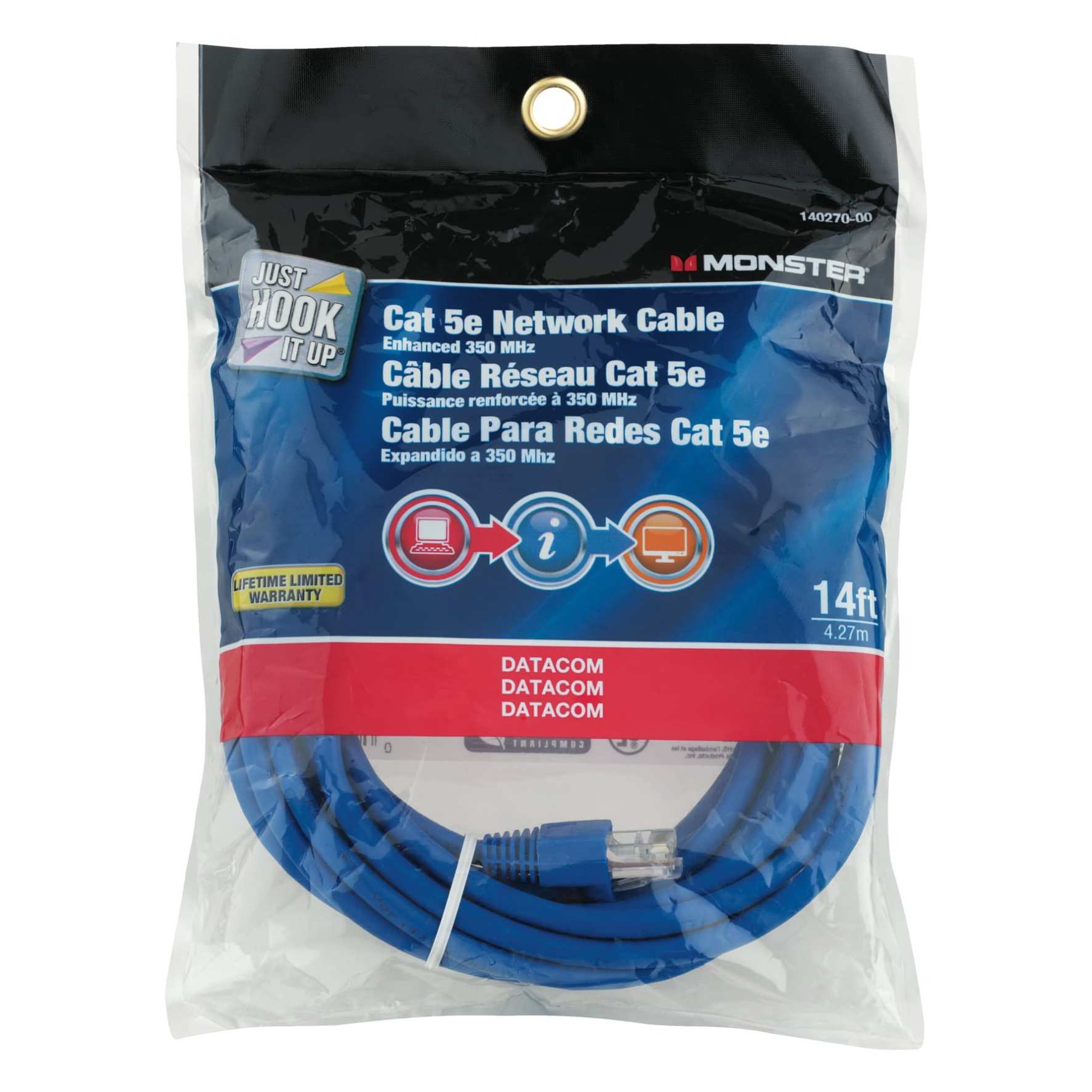 Monster Just Hook It Up Category 5E Networking Cable (4.2 m)