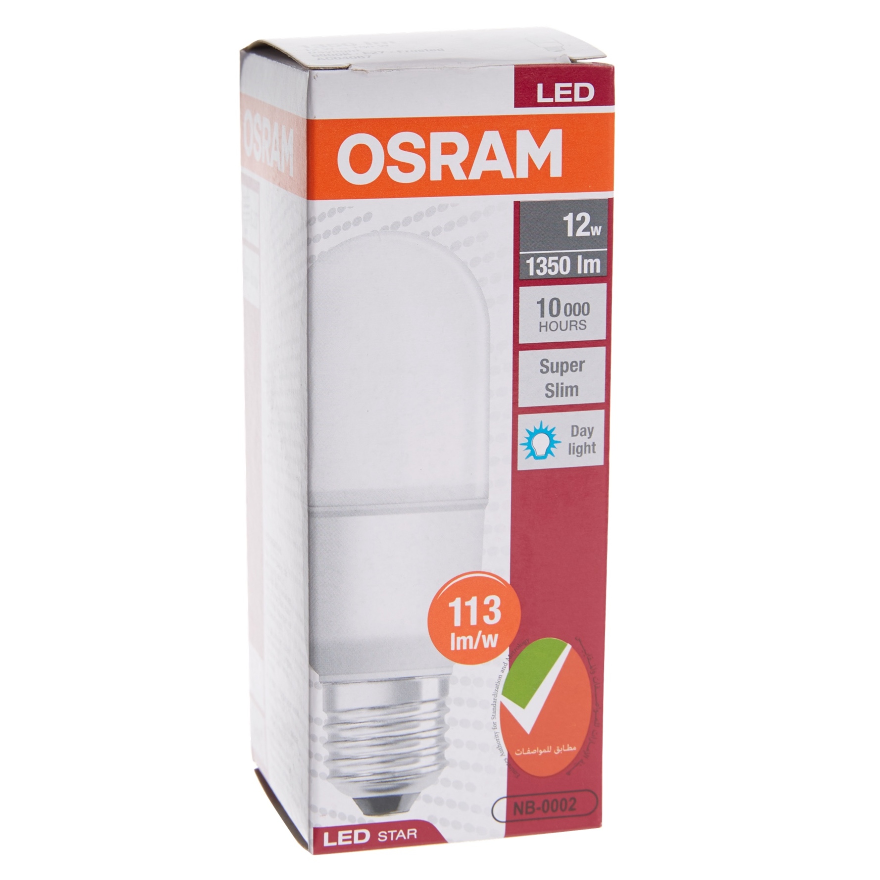 Osram E27 LED Star Stick Bulb (12 W, Daylight)