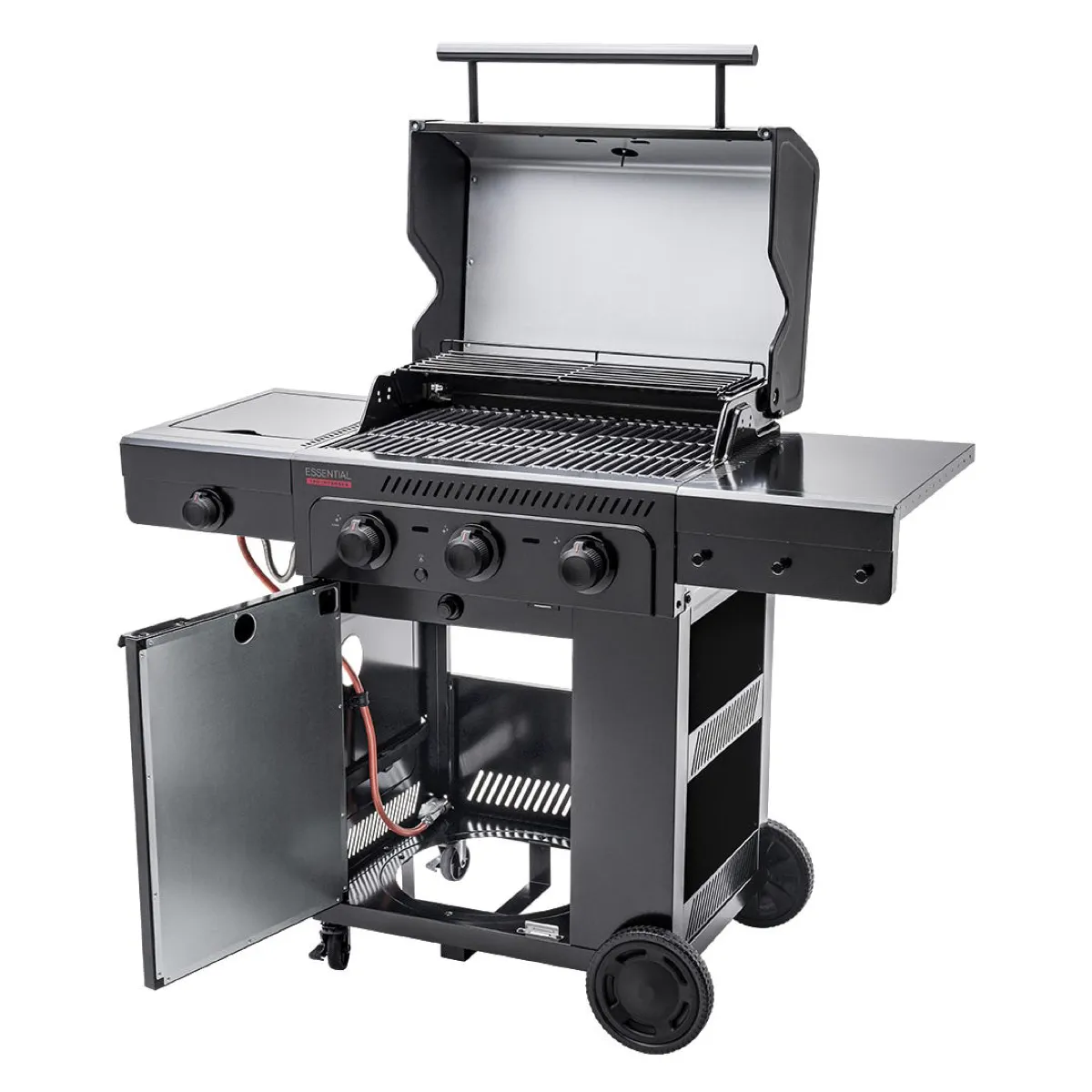 Char-Broil Essential 3+1 Side Burner Gas Grill, 468922425