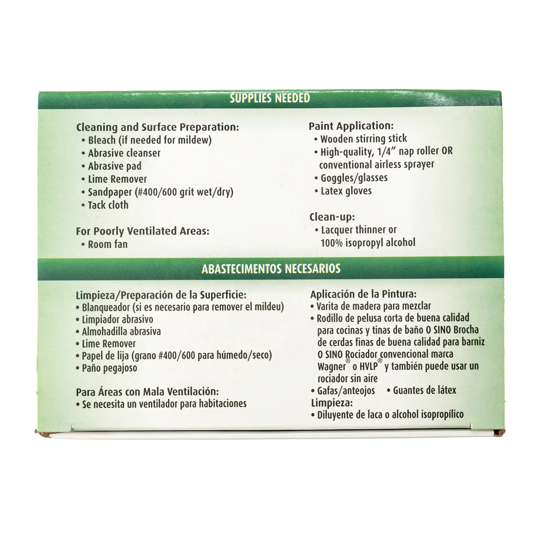 Tub & Tile Refinishing Kit (Set of 2)