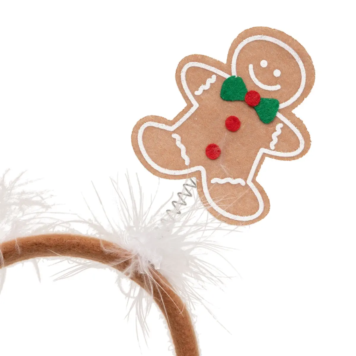 Gingerman Headband (Beige, L 20.5 x W 1.5 x H 24.5 cm)