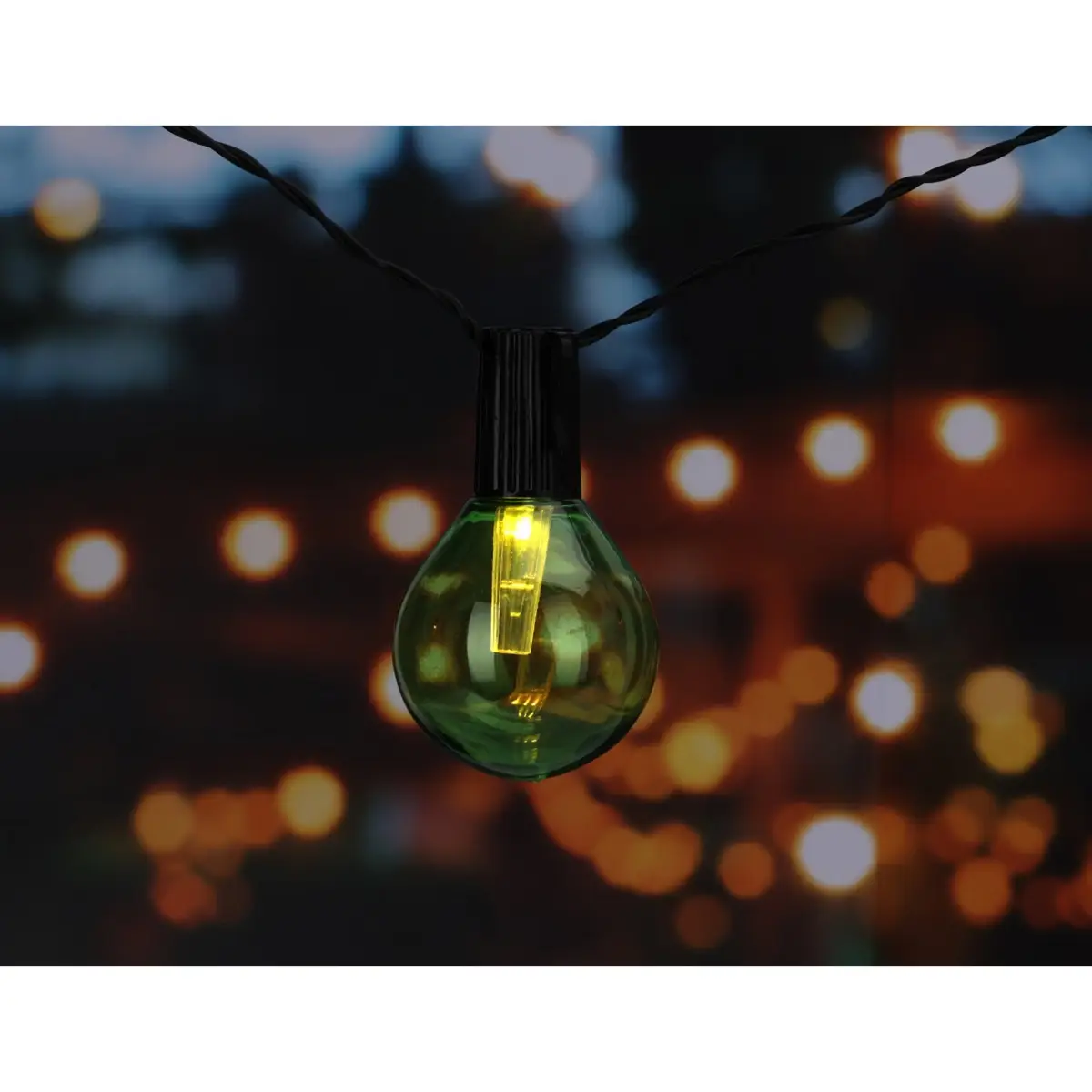 Party LED Lights with Solar Panel (Multicolor, 10 Pc.)
