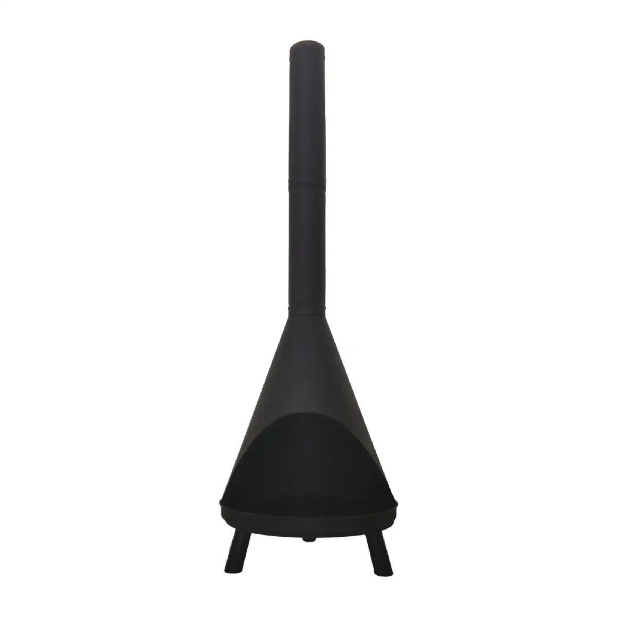 Corten Stainless Steel Round Fire Pit (55 x 55 x 169 cm)