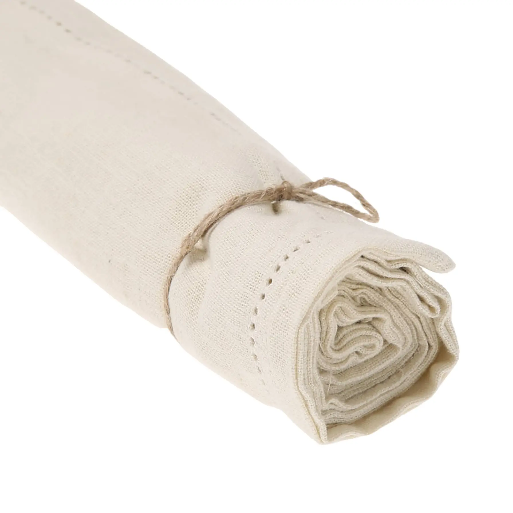 SG Linen & Cotton Table Runner (38 x 0.2 x 140 cm, Beige)