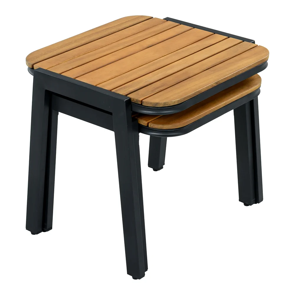 Living Accents Linea Nesting Table Set (48.5 x 46 x 44.5 cm, 2 Pc.)