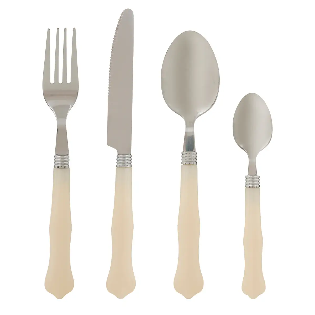 SG Belli Stainless Steel Cutlery Set W/Handle (24 Pc.)