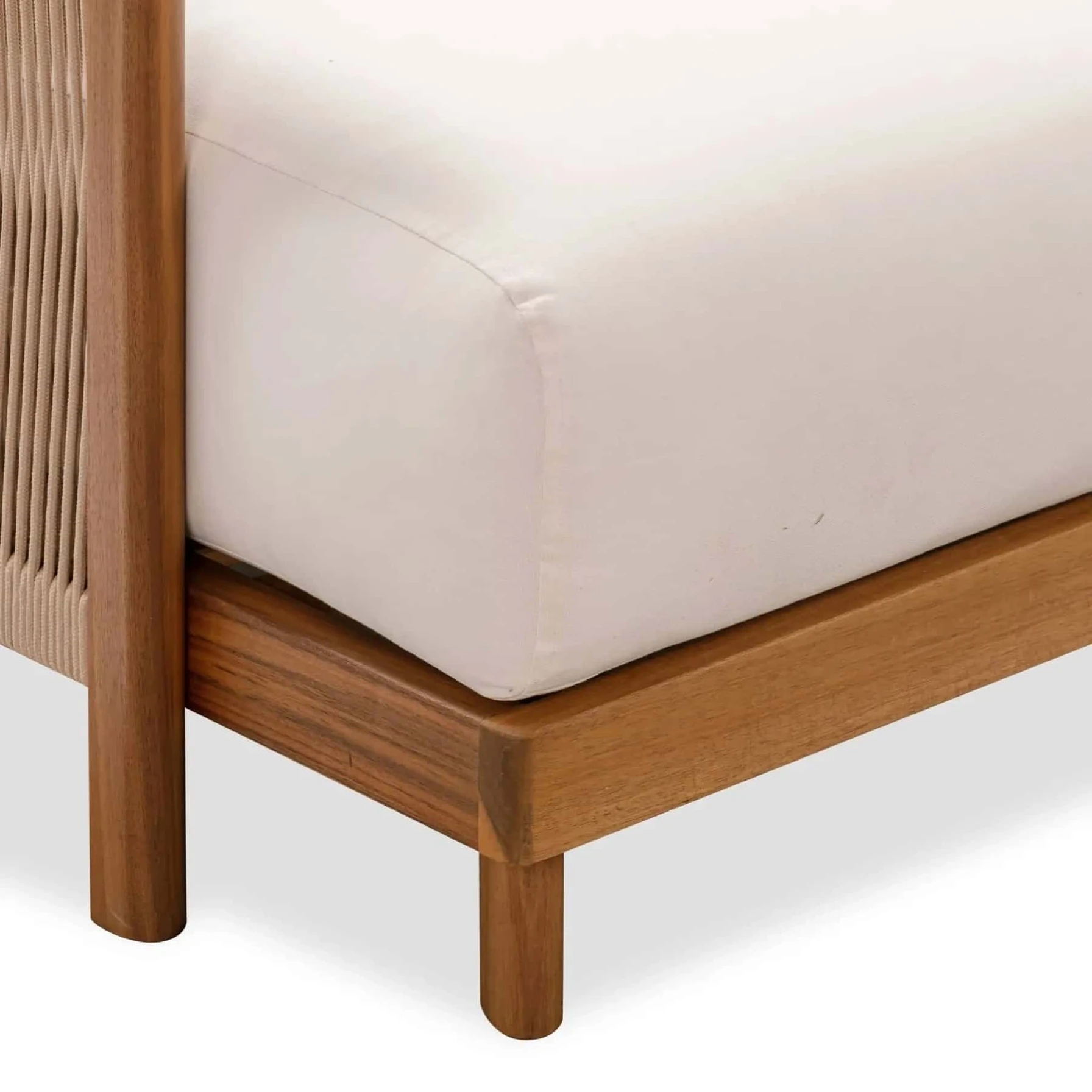 Ventura Acacia Wood 2-Seater Outdoor Sofa (59 x 156 x 80 cm)