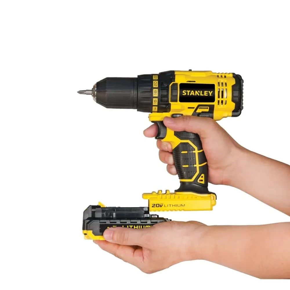 Stanley Cordless Brushless Drill Driver Box, SCD20S2K-B5 (18 V)