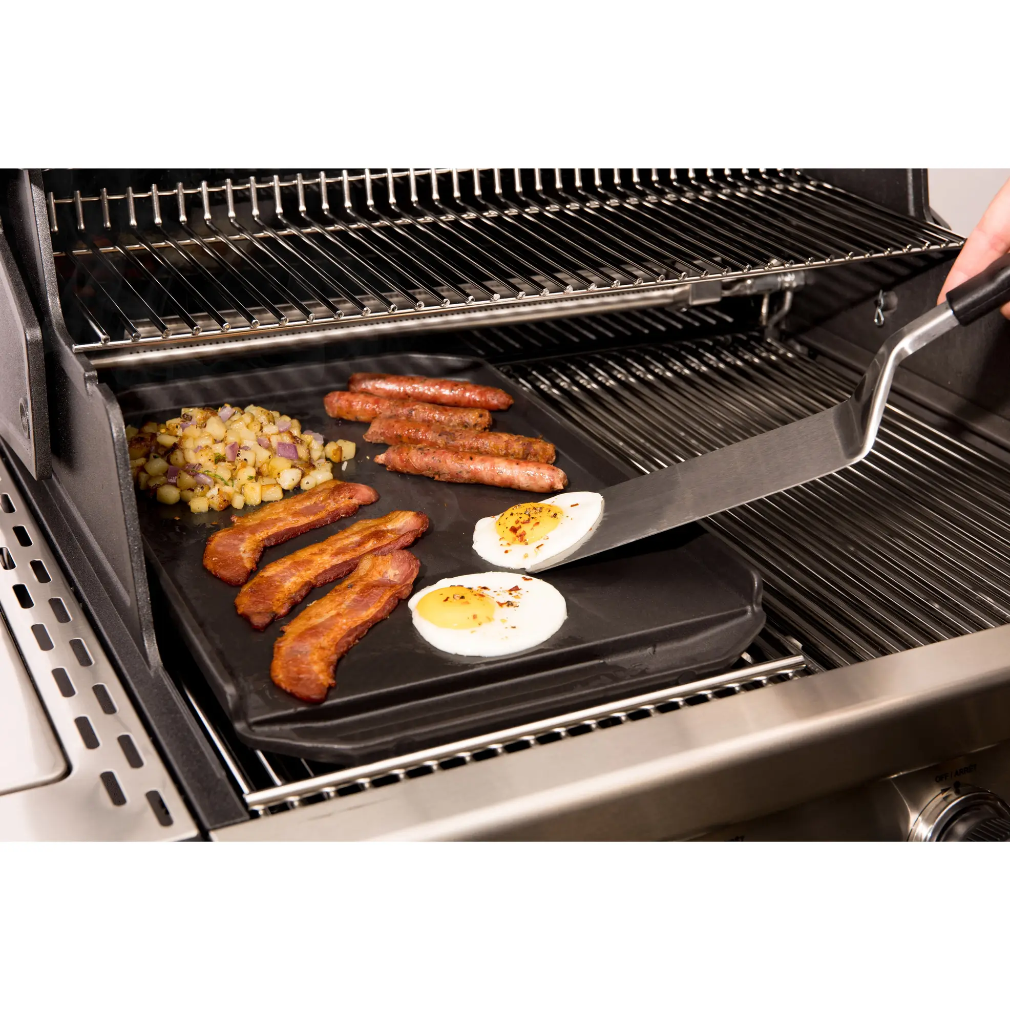 Broil King 11342 Cast Iron Plancha Griddle (3.8 x 32 x 46 cm)