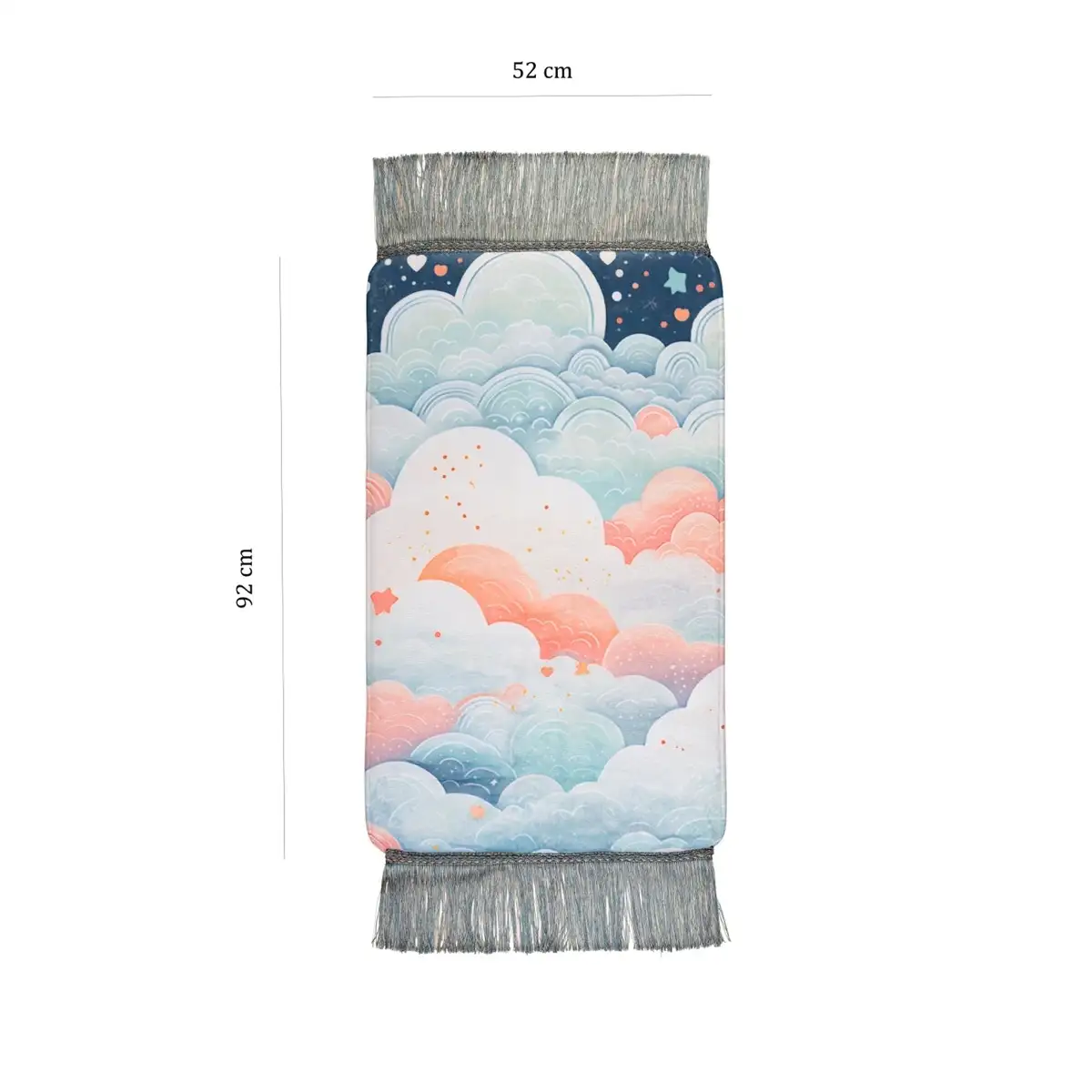 Hilalful Infinite Clouds Foam Prayer Mat (92 x 52 cm)