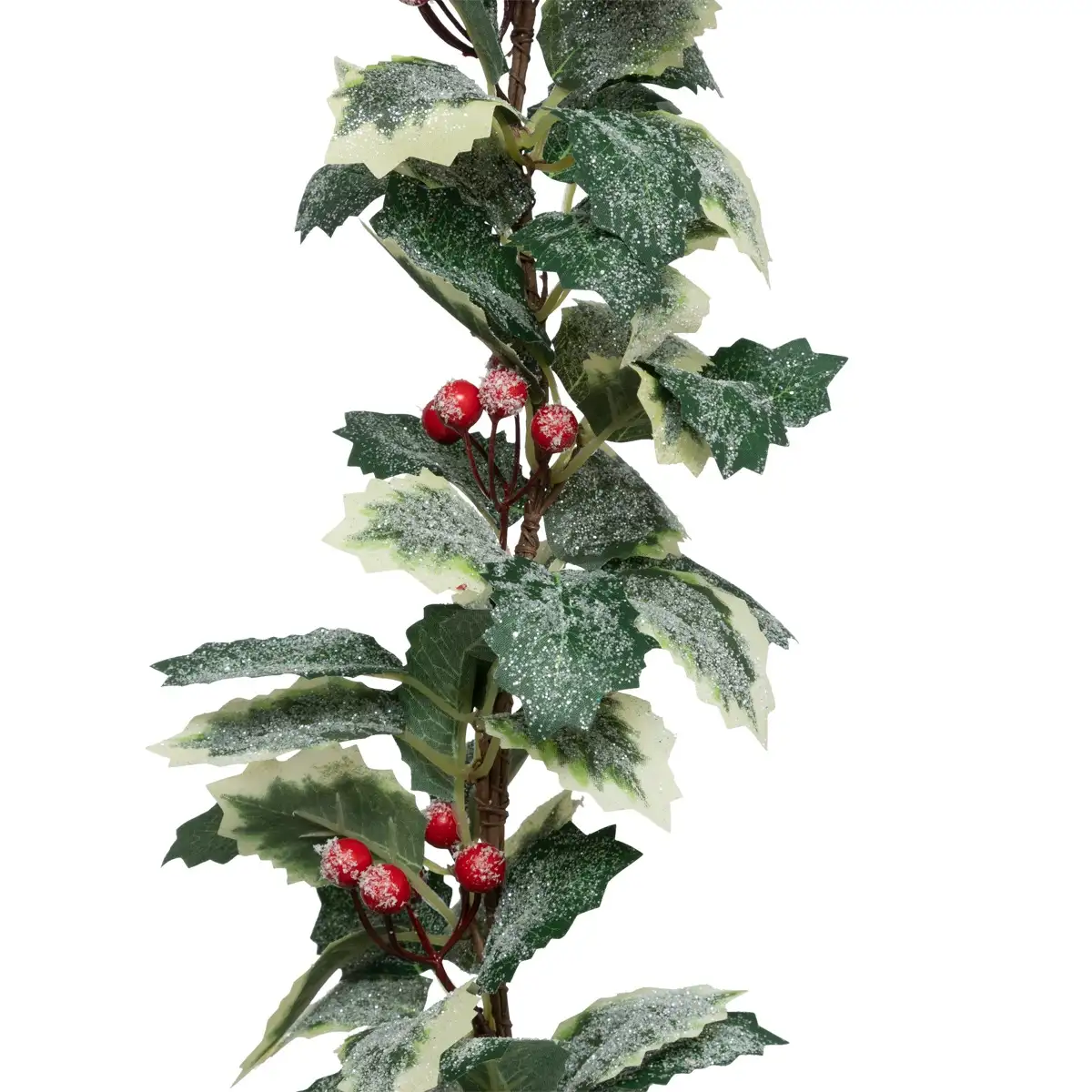 Atmosphera Polyester Holly Leaf Garland (180 cm)