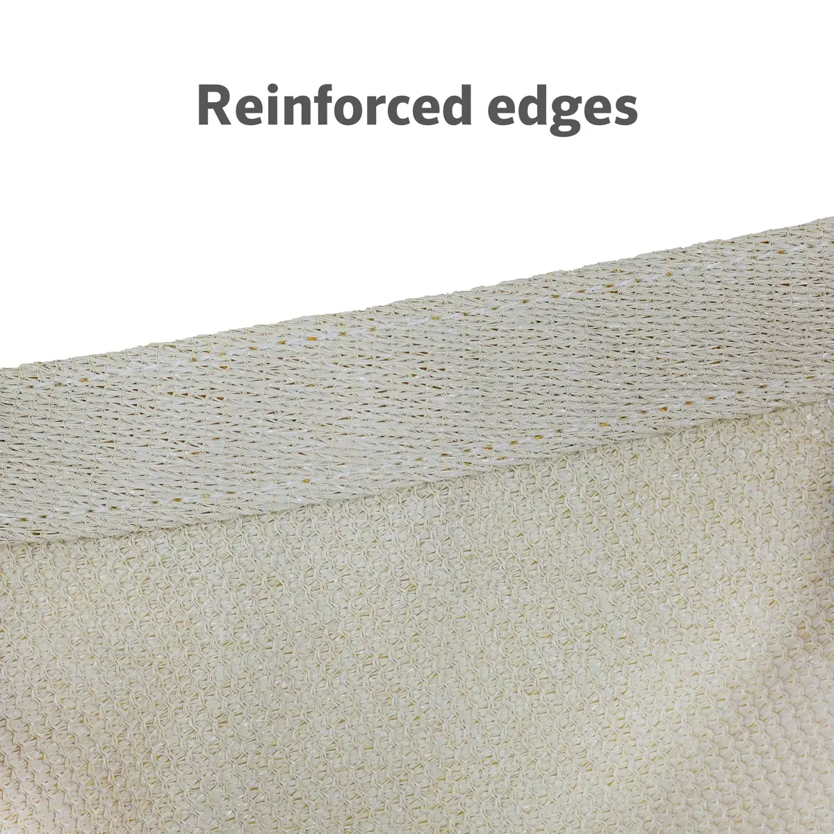 Coolaroo HDPE Commercial Grade Square Shade Sail (300 x 300 cm, Shell)